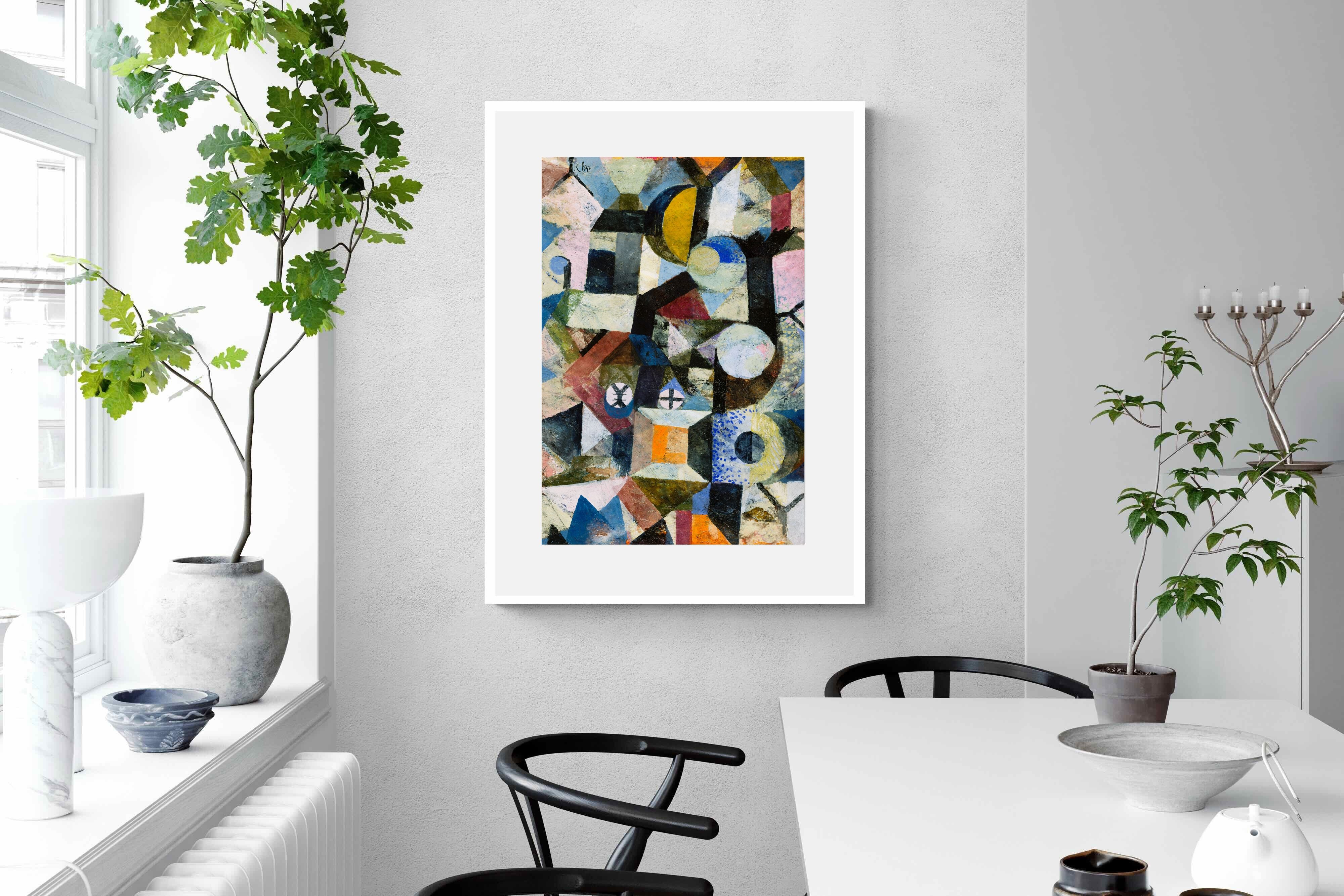 Pixalot Composition with the Yellow Half-Moon and the Y