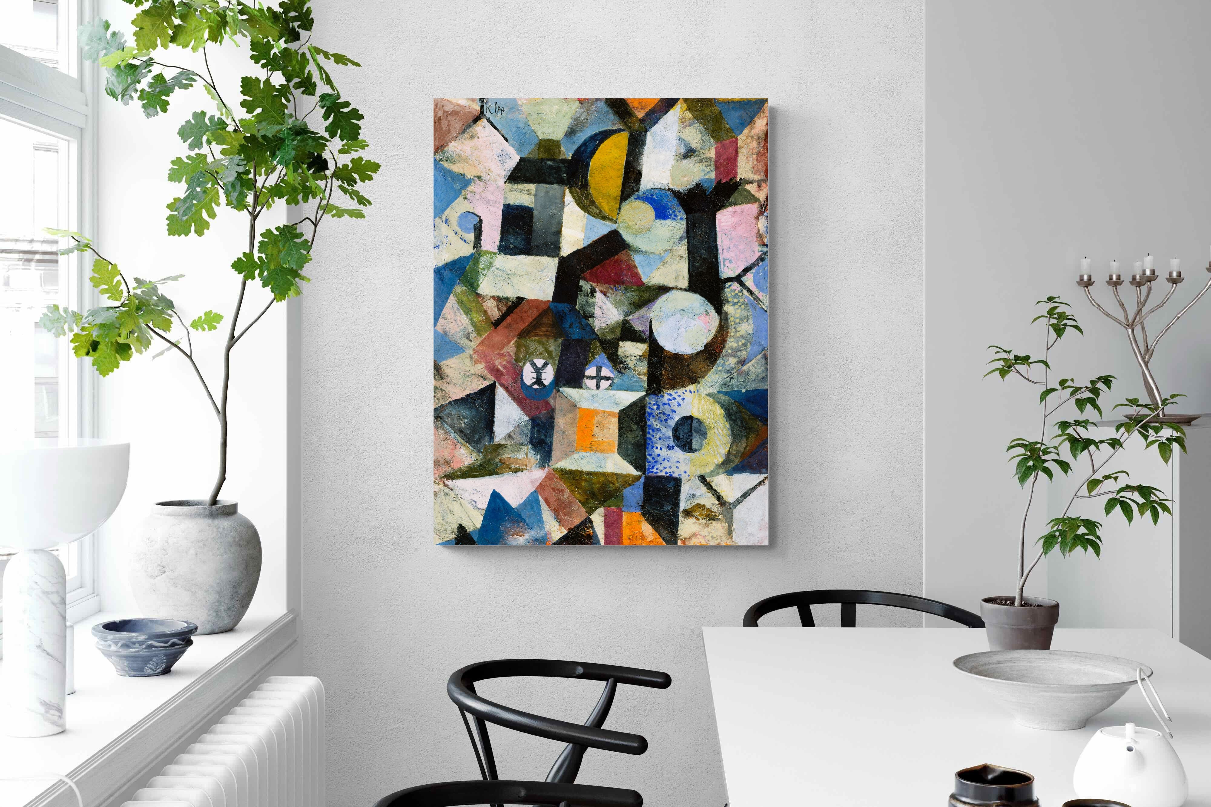 Pixalot Composition with the Yellow Half-Moon and the Y