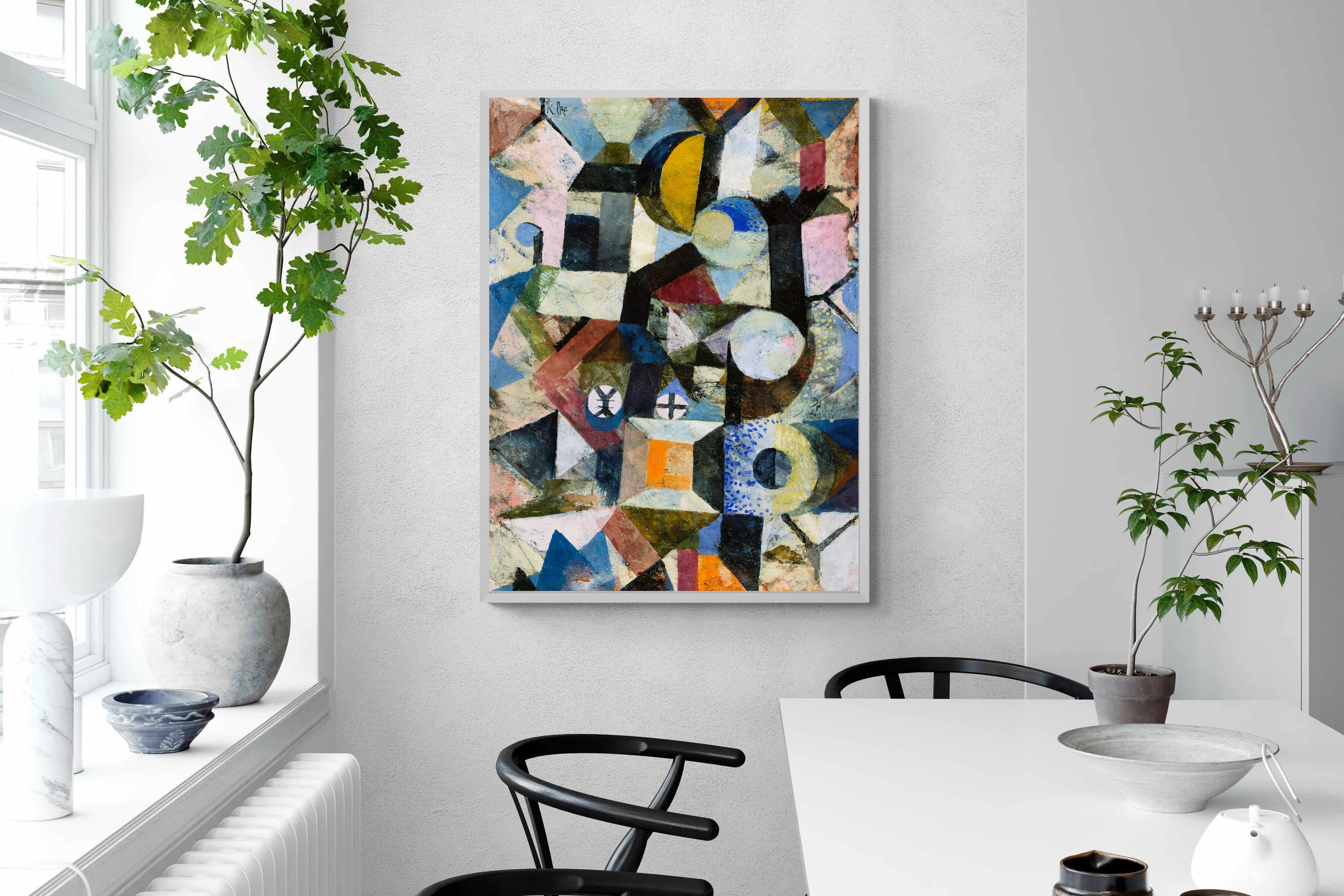 Pixalot Composition with the Yellow Half-Moon and the Y