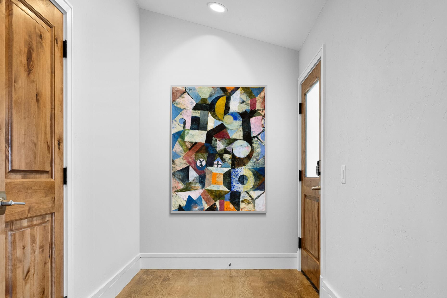 Pixalot Composition with the Yellow Half-Moon and the Y