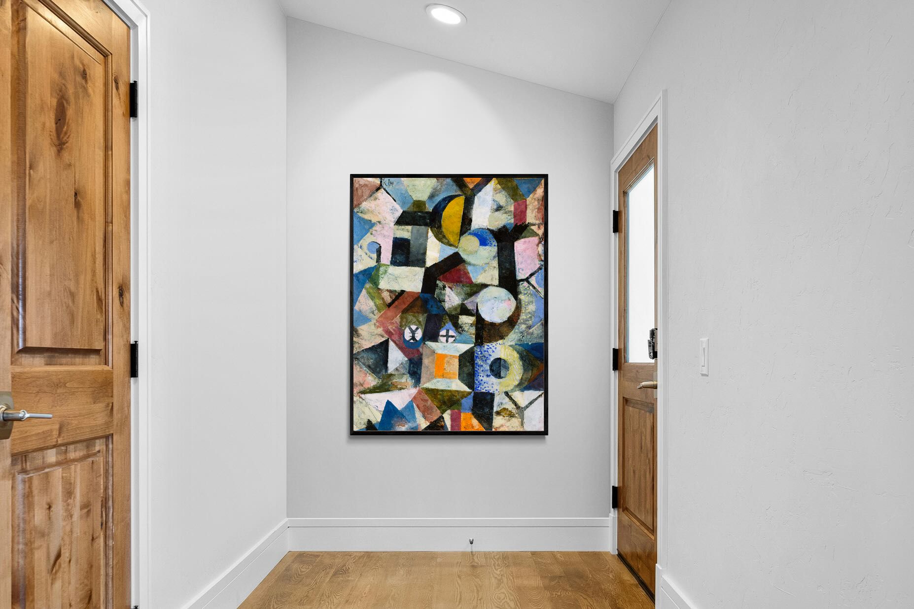 Pixalot Composition with the Yellow Half-Moon and the Y