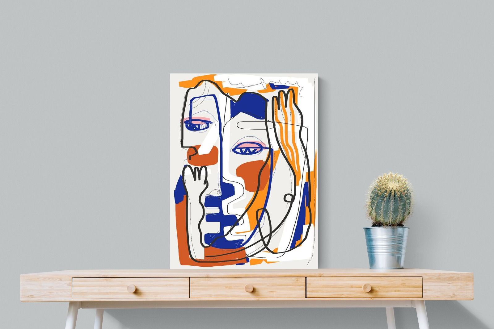 Pixalot Cubist Face