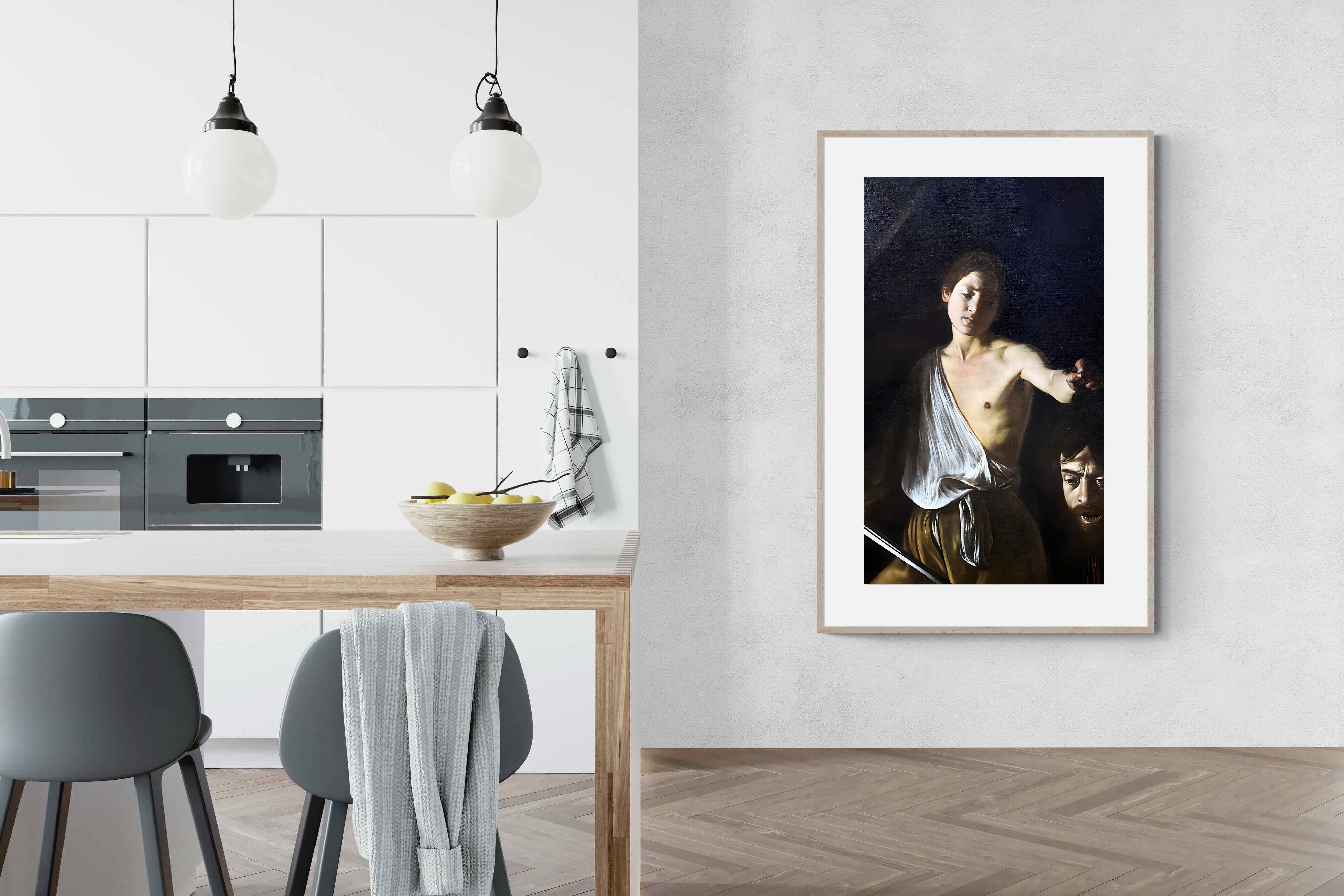 Pixalot David with the Head of Goliath