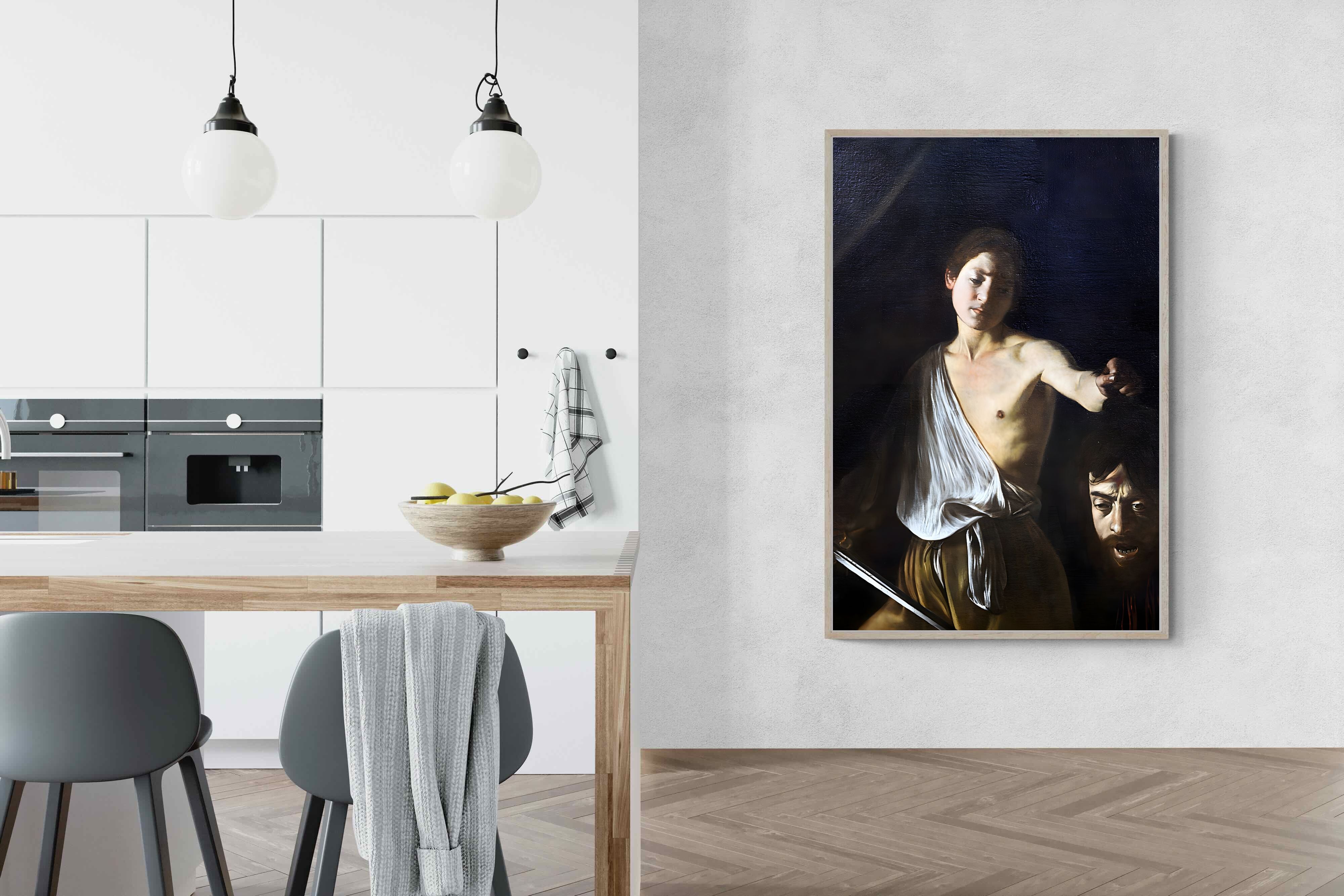 Pixalot David with the Head of Goliath