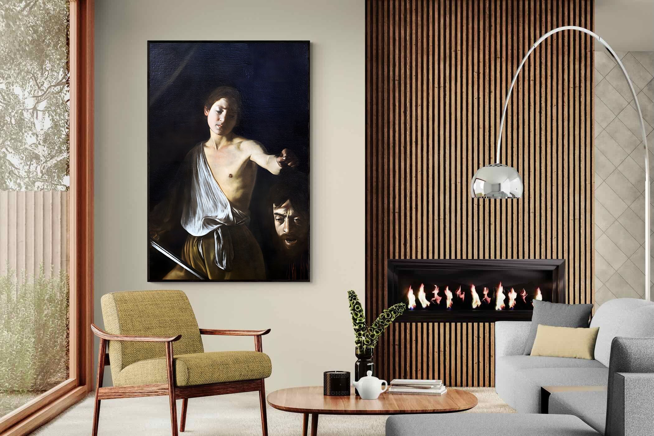 Pixalot David with the Head of Goliath