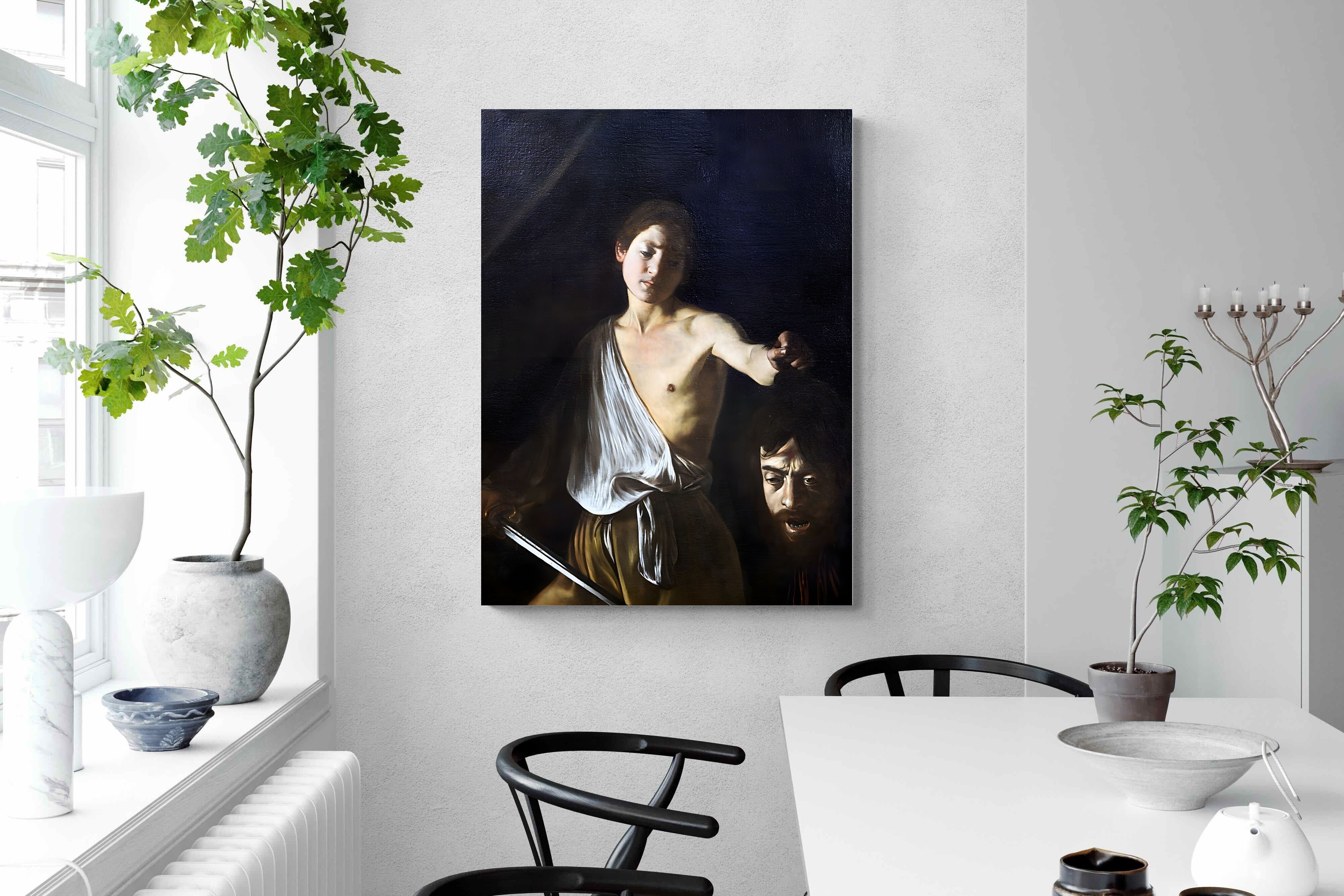 Pixalot David with the Head of Goliath