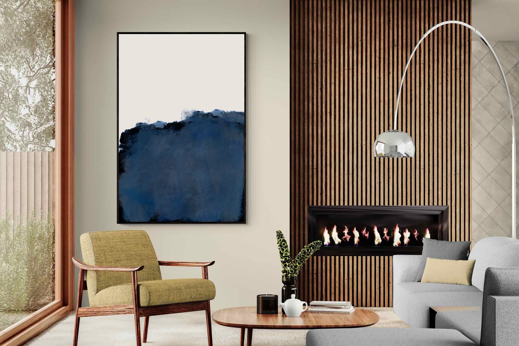 Pixalot Deep Blue Abstract