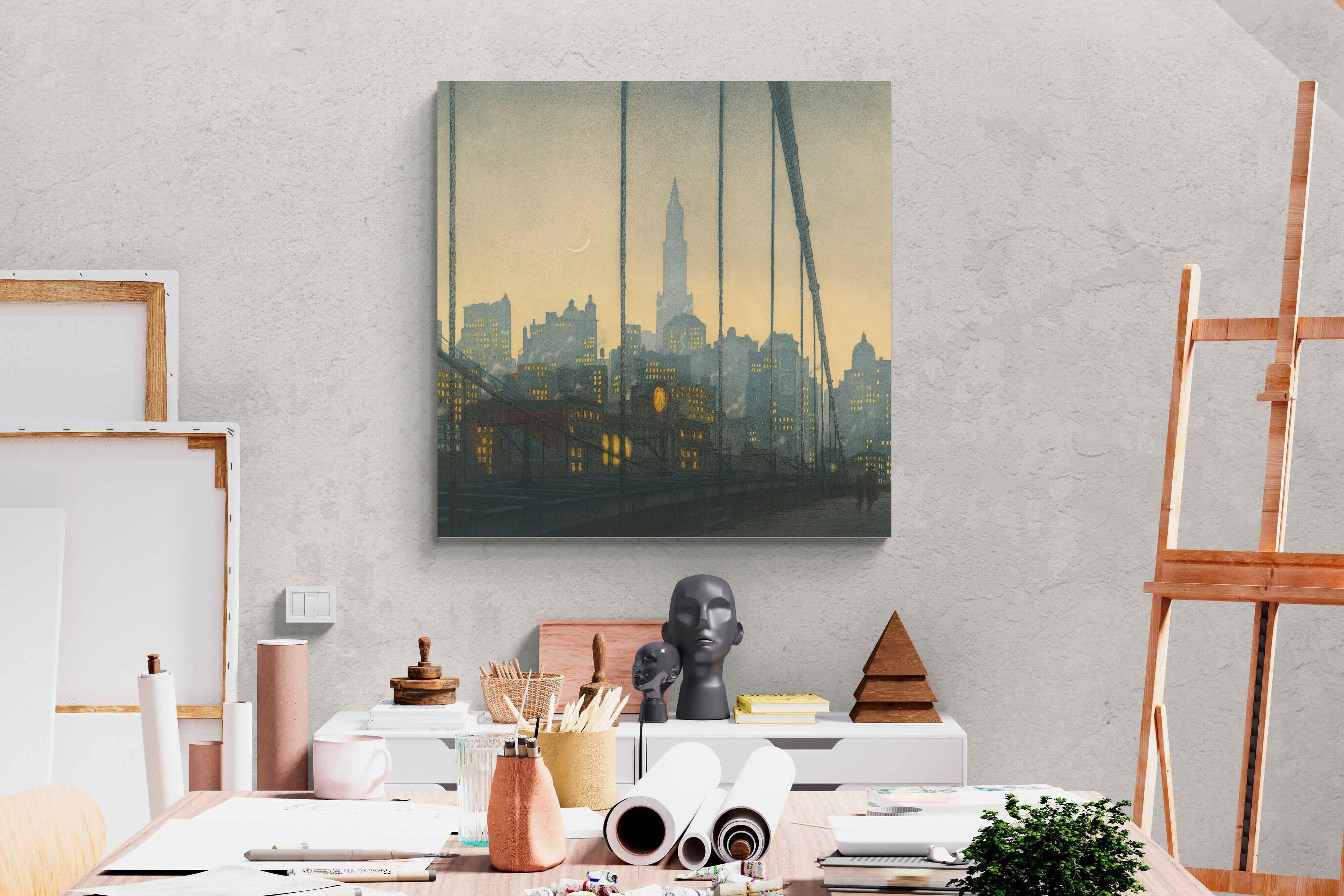 Pixalot Early Morning Brooklyn Bridge