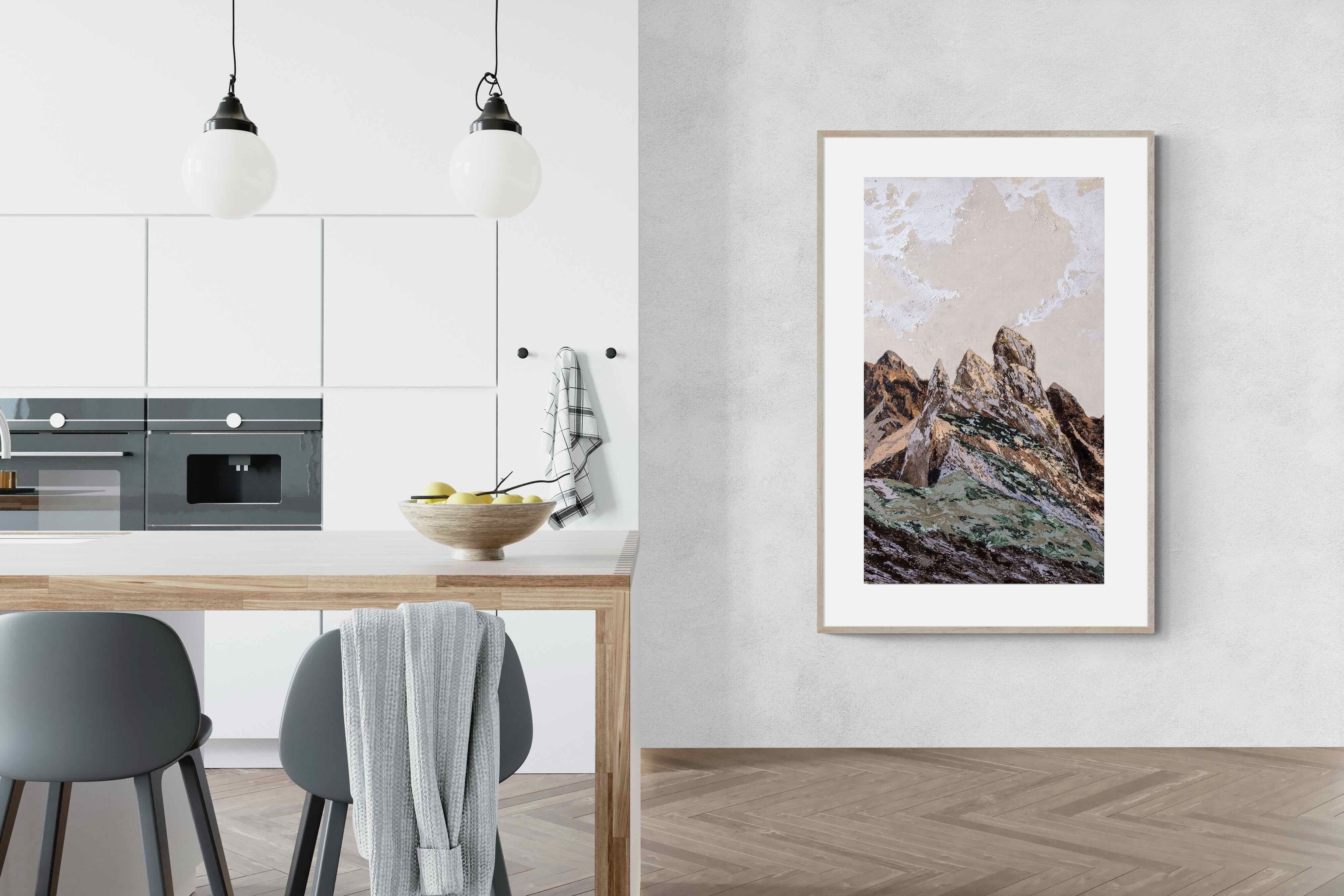 Pixalot Earthy Textured Mountains