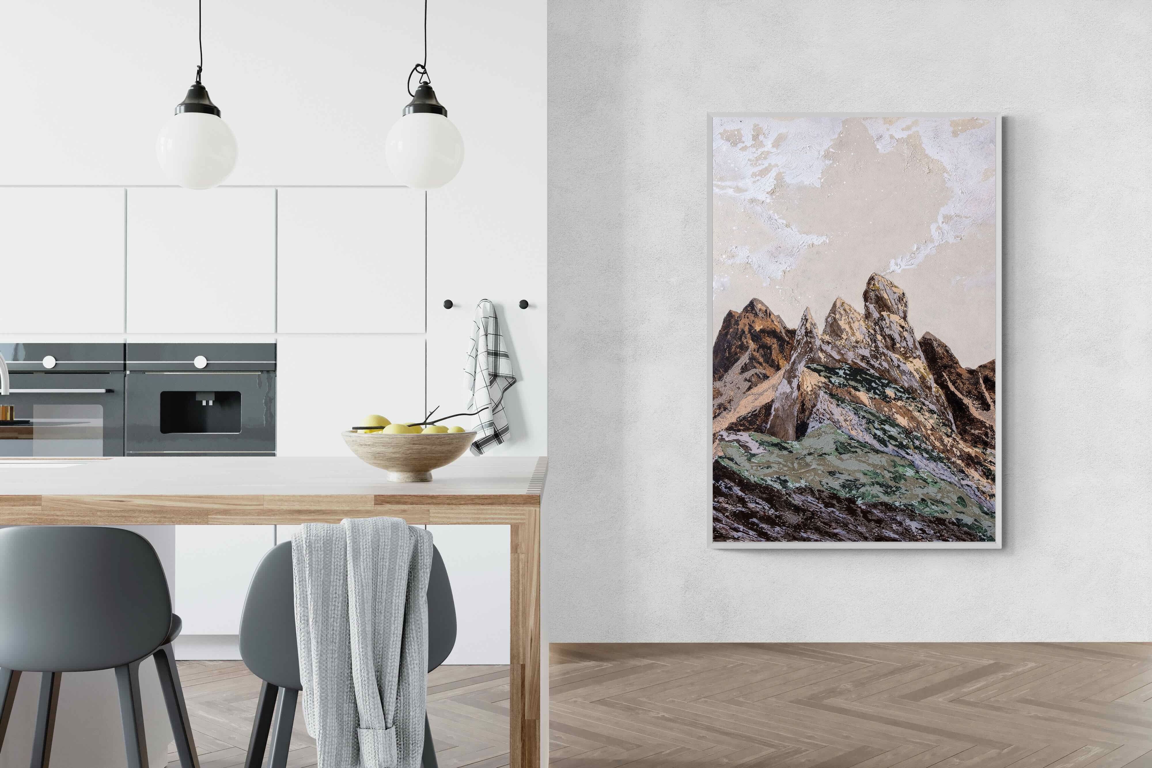 Pixalot Earthy Textured Mountains