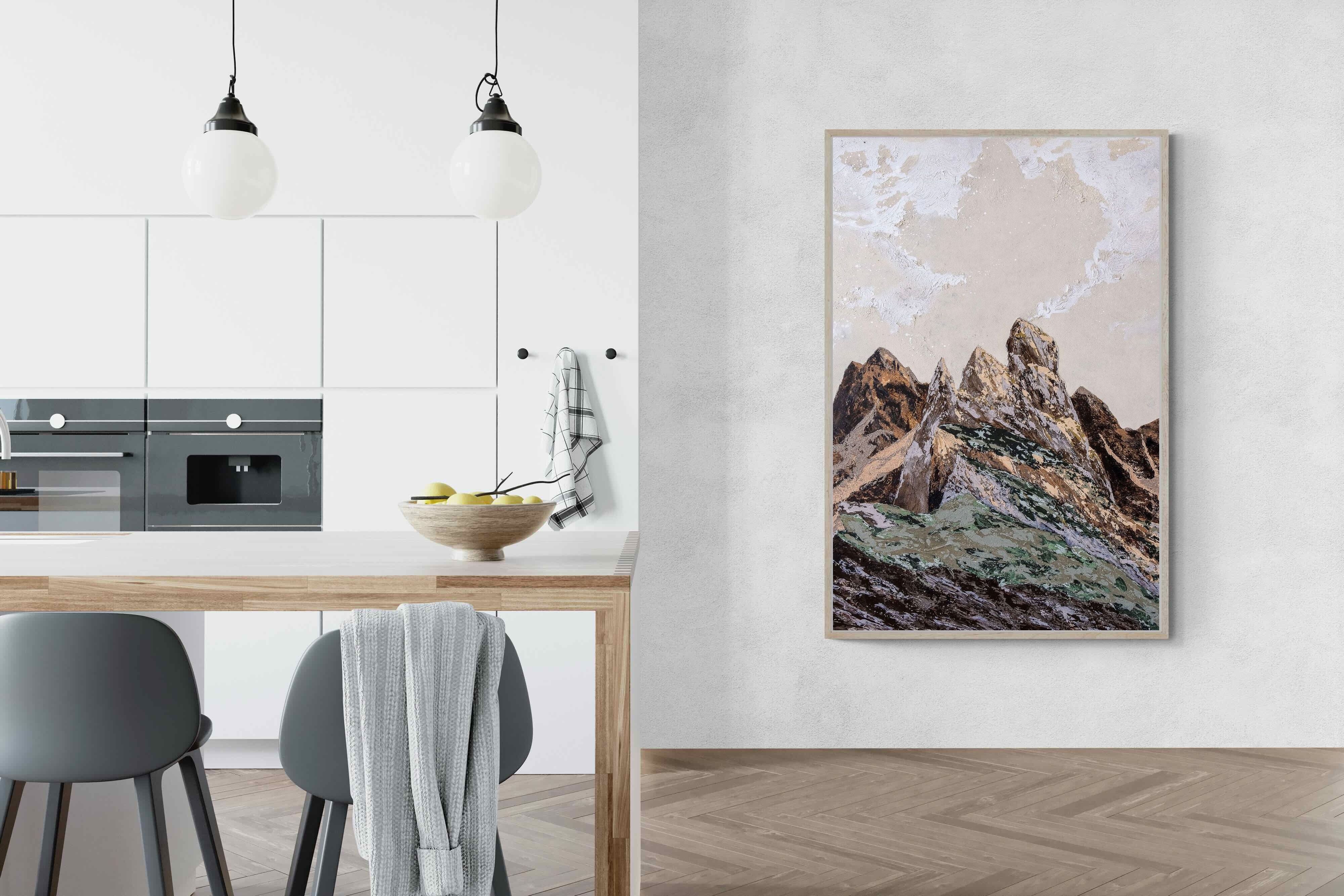 Pixalot Earthy Textured Mountains