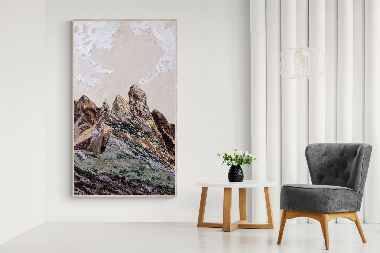 Pixalot Earthy Textured Mountains