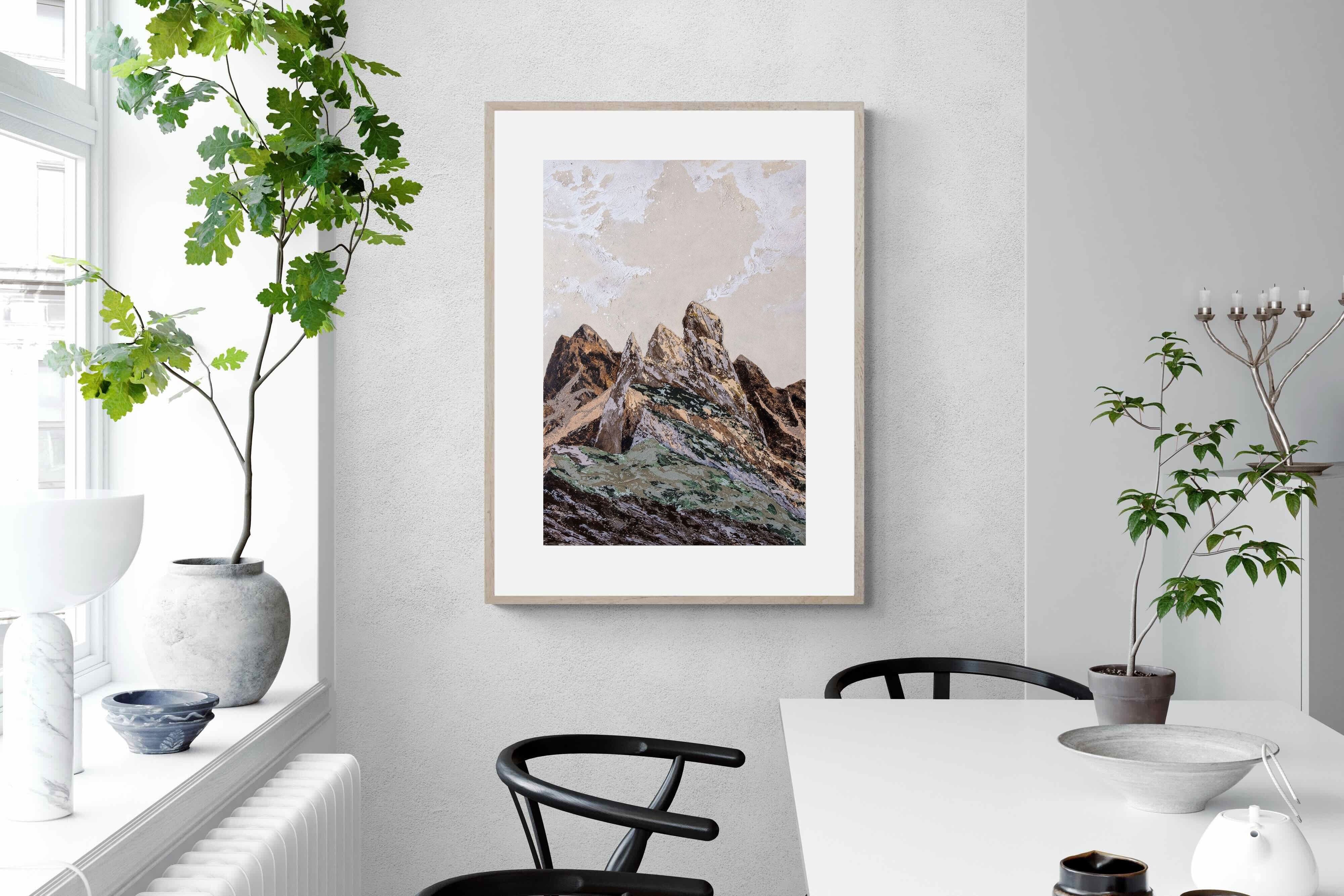 Pixalot Earthy Textured Mountains