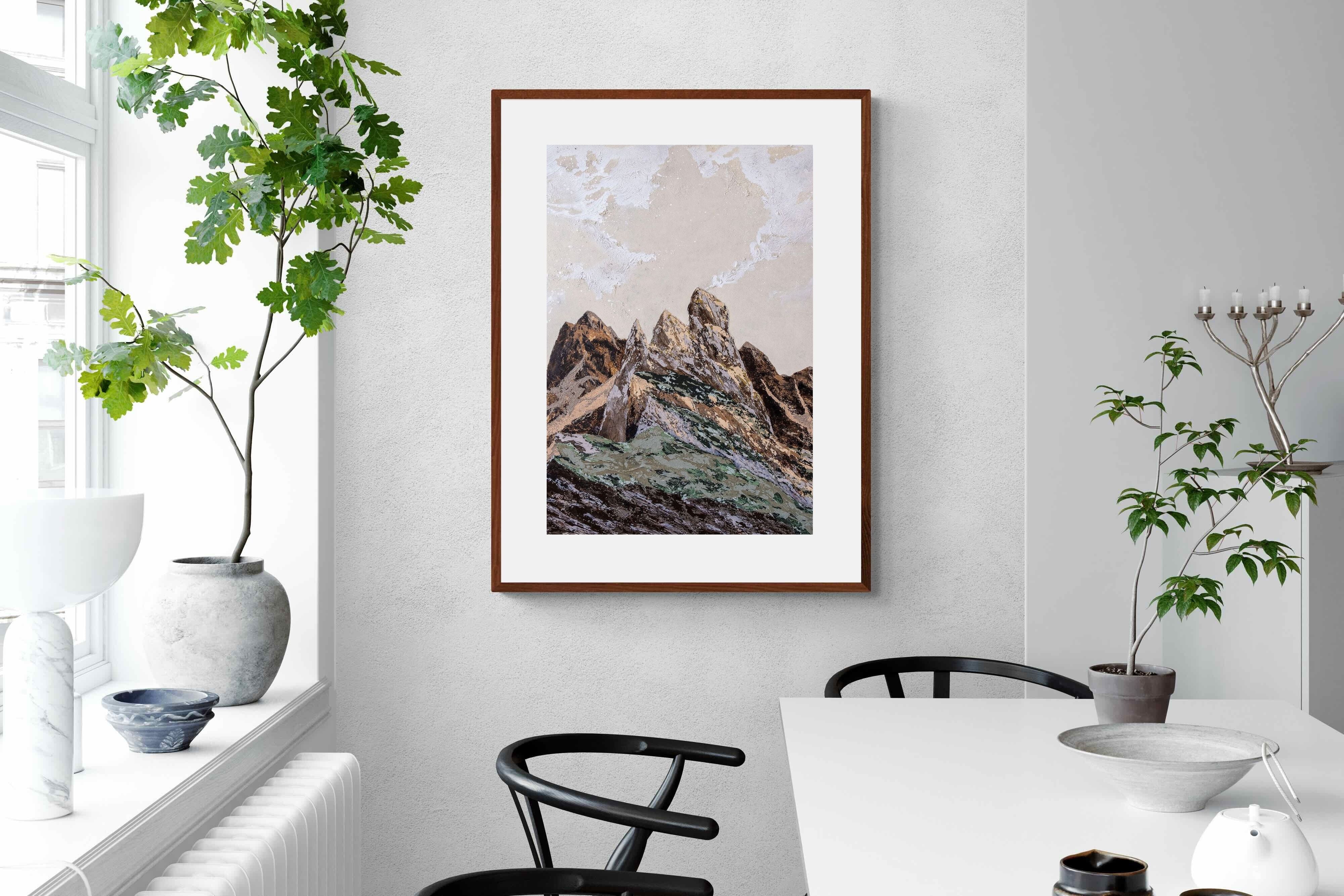 Pixalot Earthy Textured Mountains