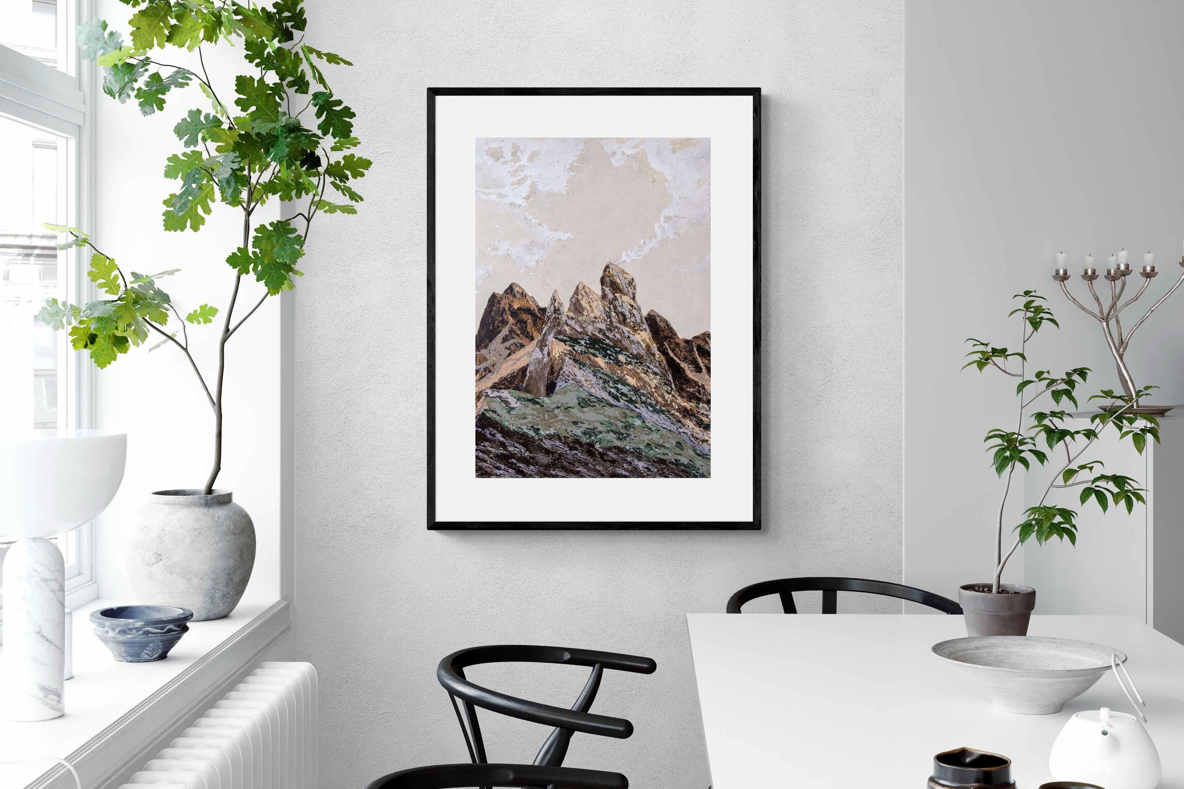 Pixalot Earthy Textured Mountains