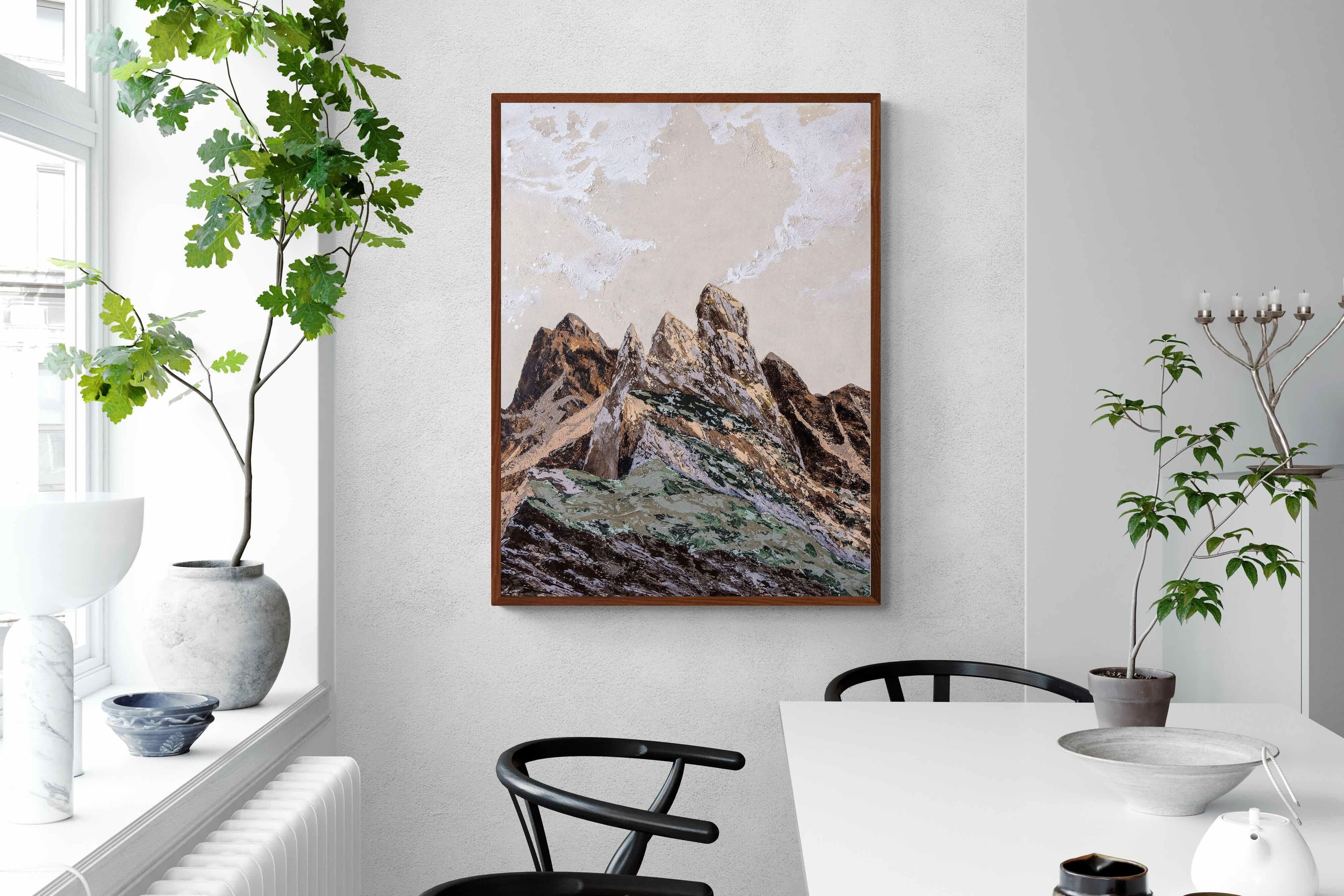 Pixalot Earthy Textured Mountains