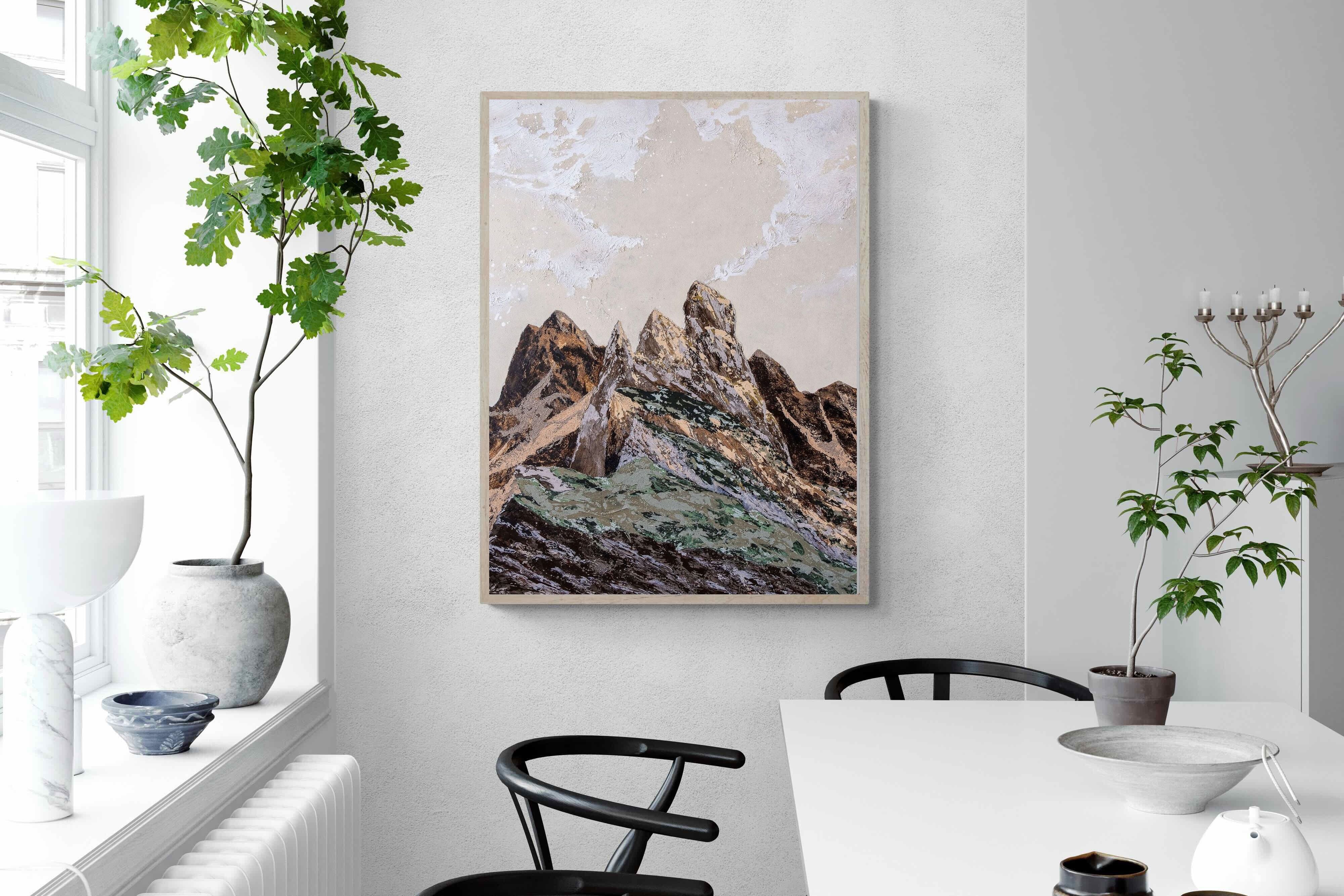 Pixalot Earthy Textured Mountains