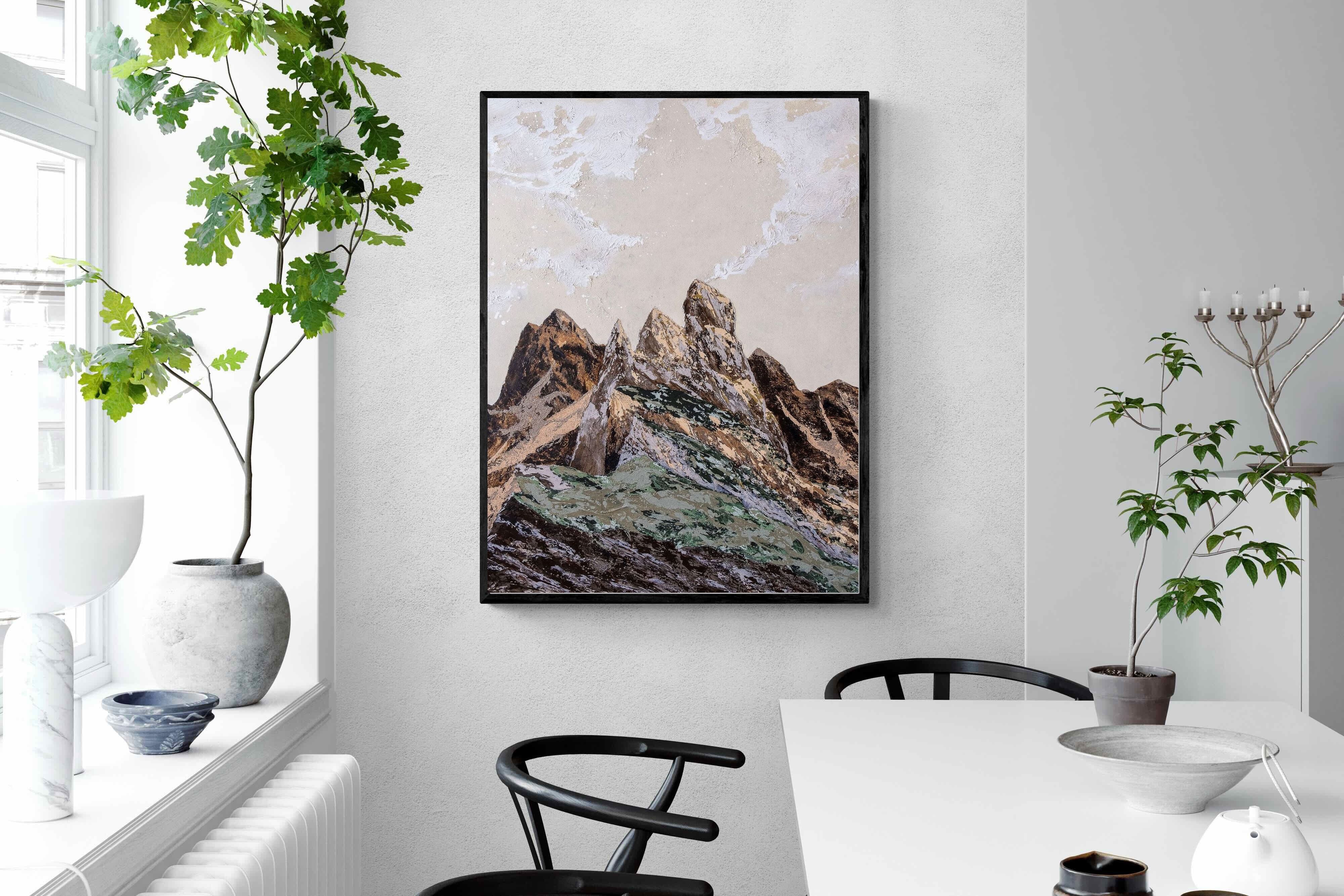 Pixalot Earthy Textured Mountains
