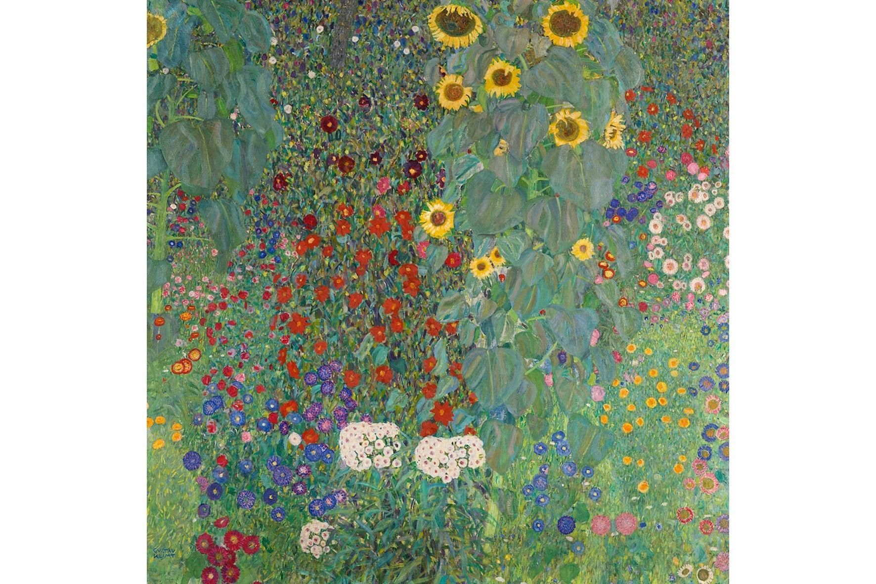 Farm Garden with Sunflowers