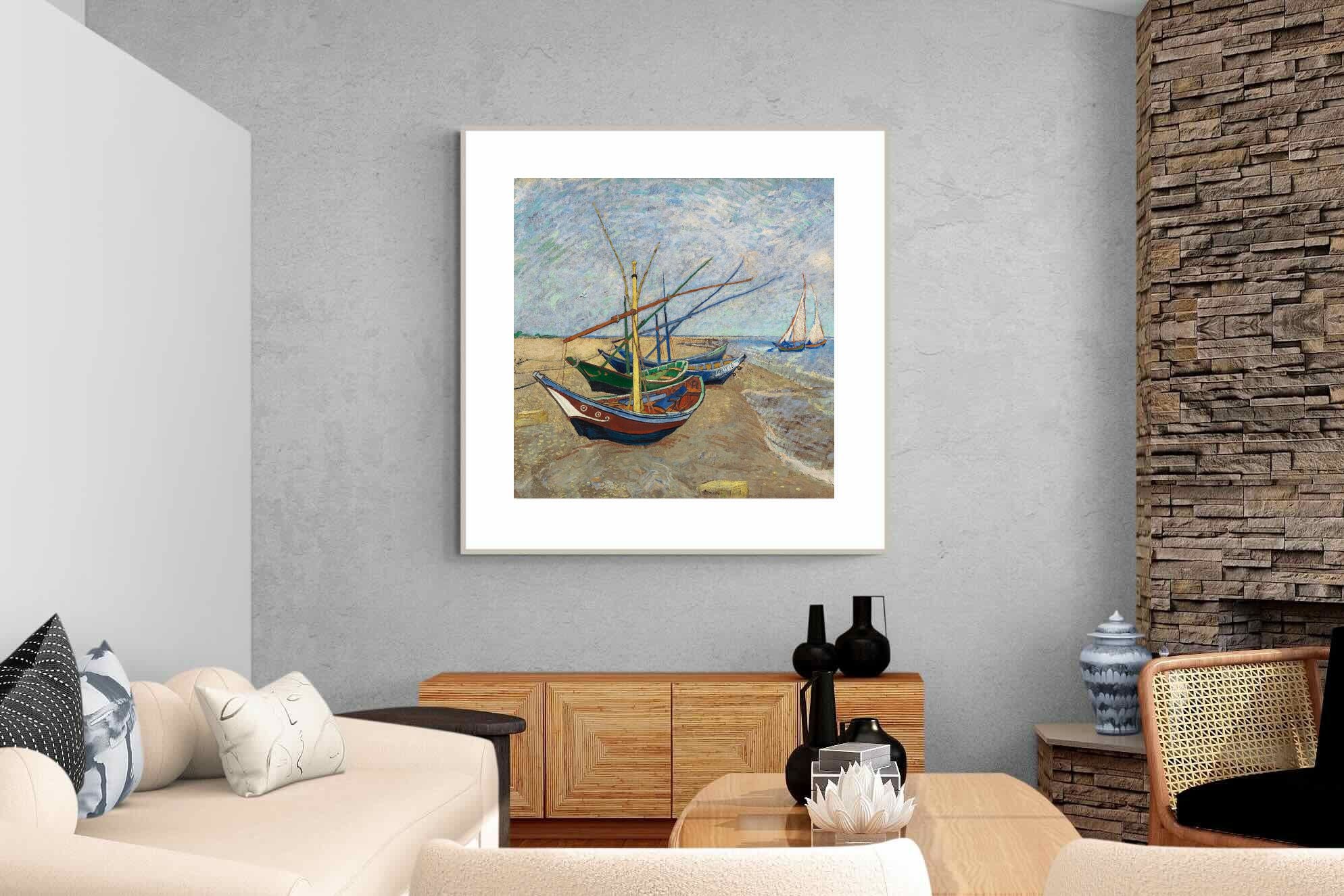 Pixalot Fishing Boats on the Beach at Saintes-Maries