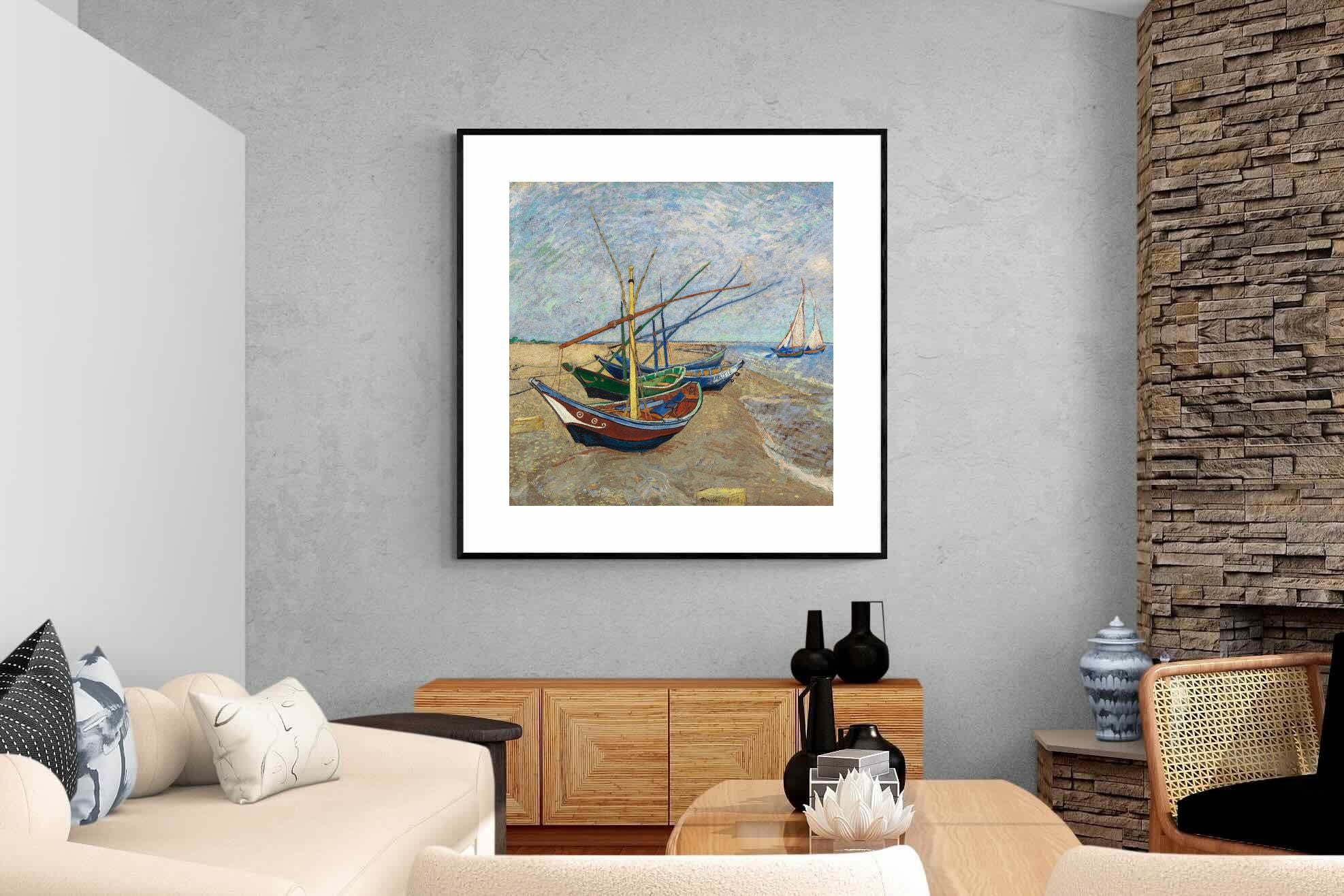 Pixalot Fishing Boats on the Beach at Saintes-Maries