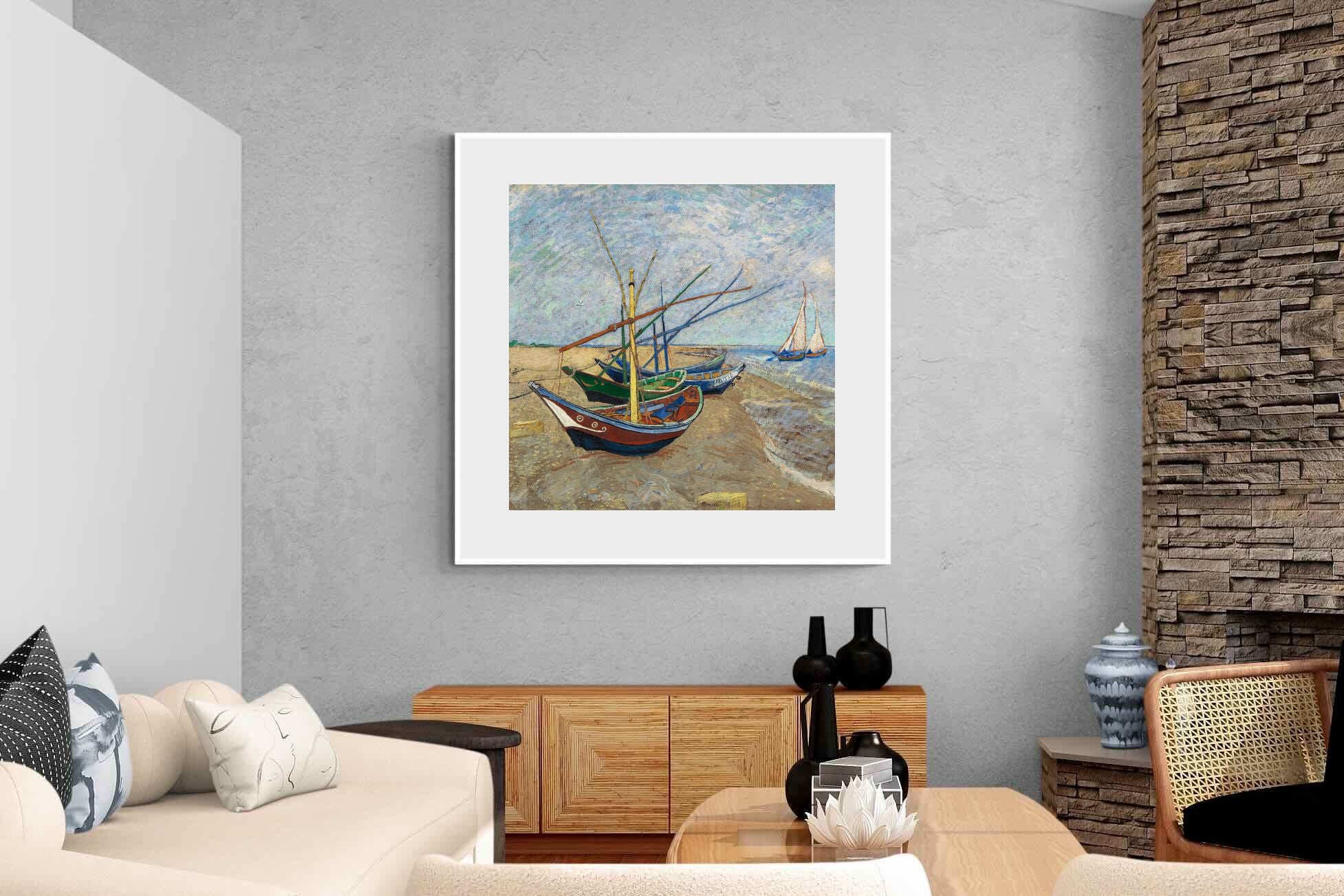 Pixalot Fishing Boats on the Beach at Saintes-Maries