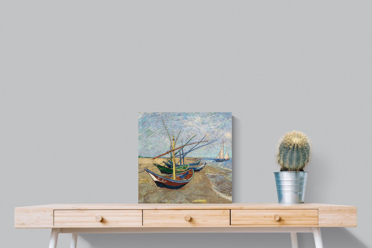 Pixalot Fishing Boats on the Beach at Saintes-Maries