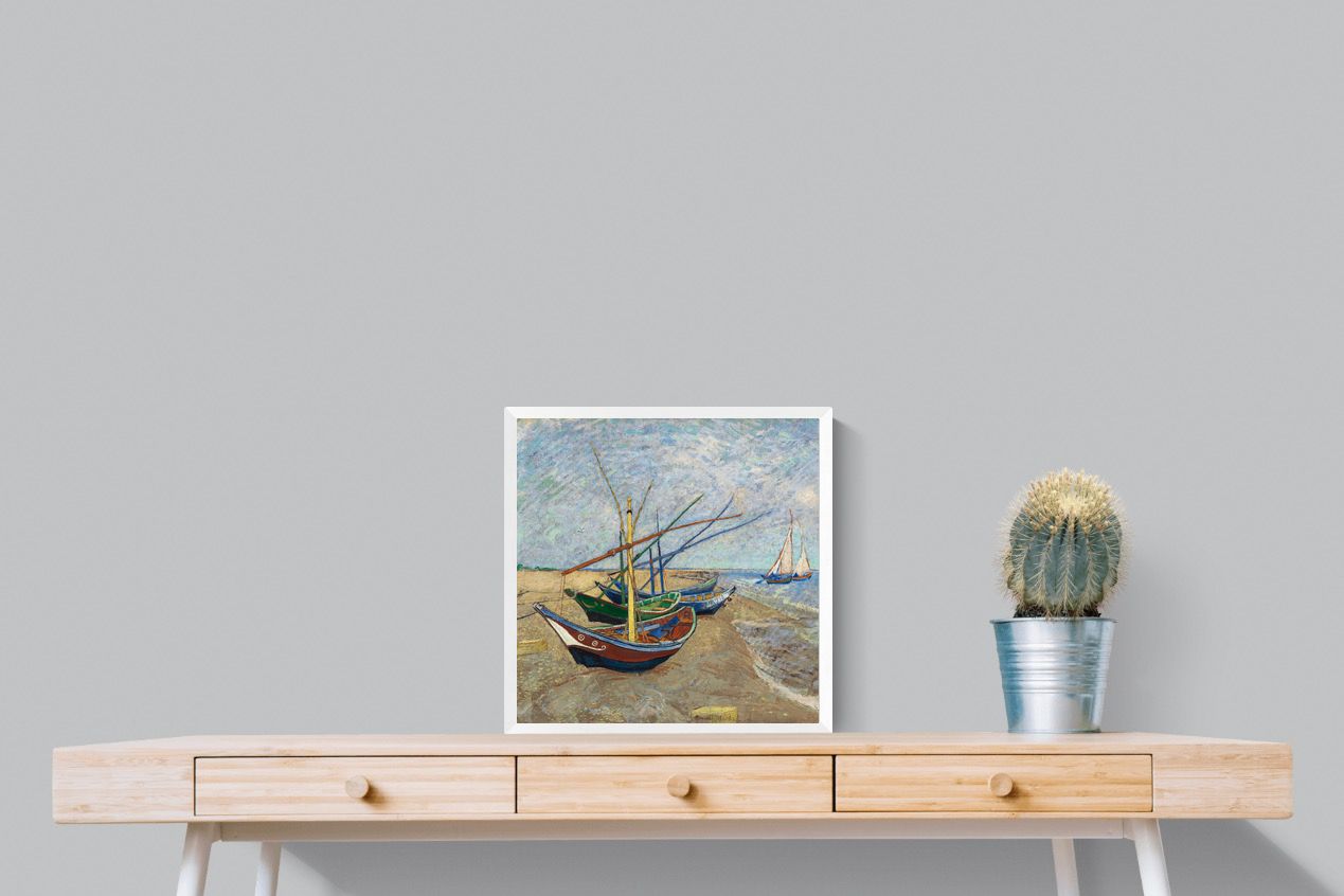 Pixalot Fishing Boats on the Beach at Saintes-Maries