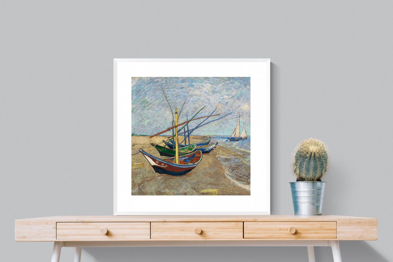 Pixalot Fishing Boats on the Beach at Saintes-Maries