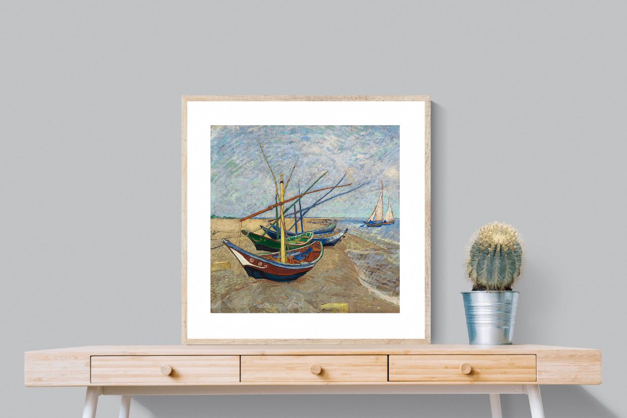 Pixalot Fishing Boats on the Beach at Saintes-Maries