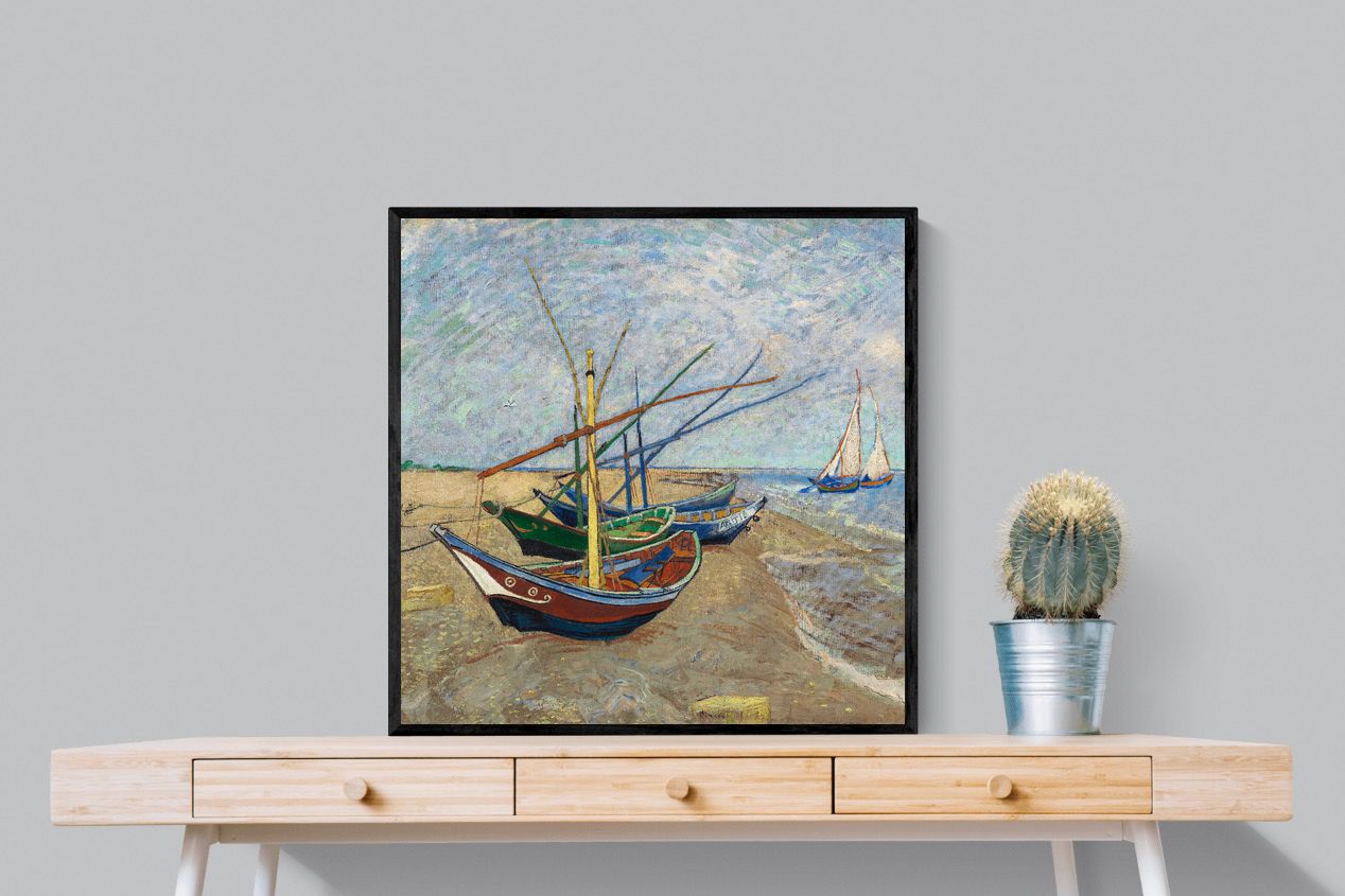 Pixalot Fishing Boats on the Beach at Saintes-Maries