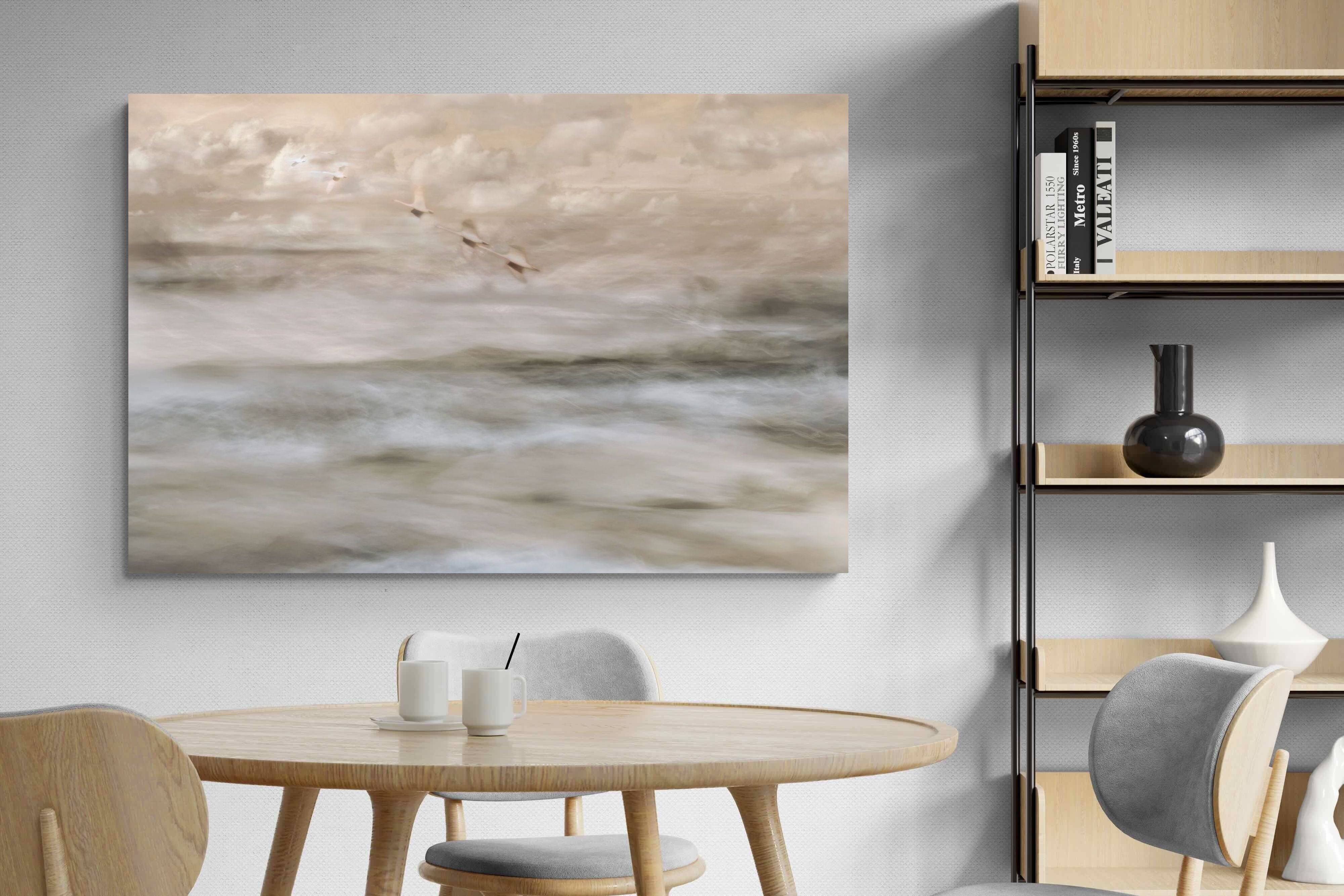 Pixalot Flight Over Mist