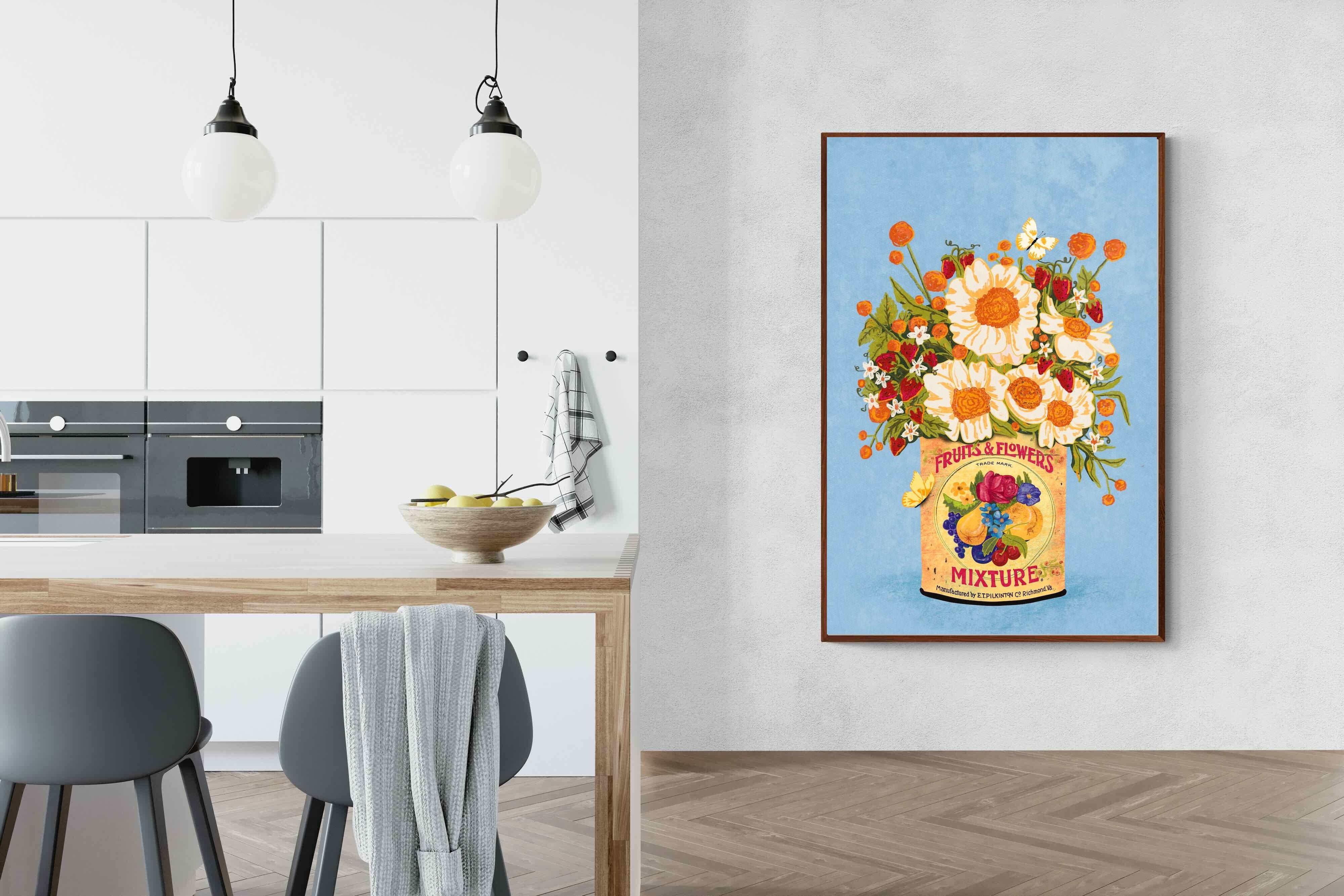 Pixalot Flowers in a Tea Can