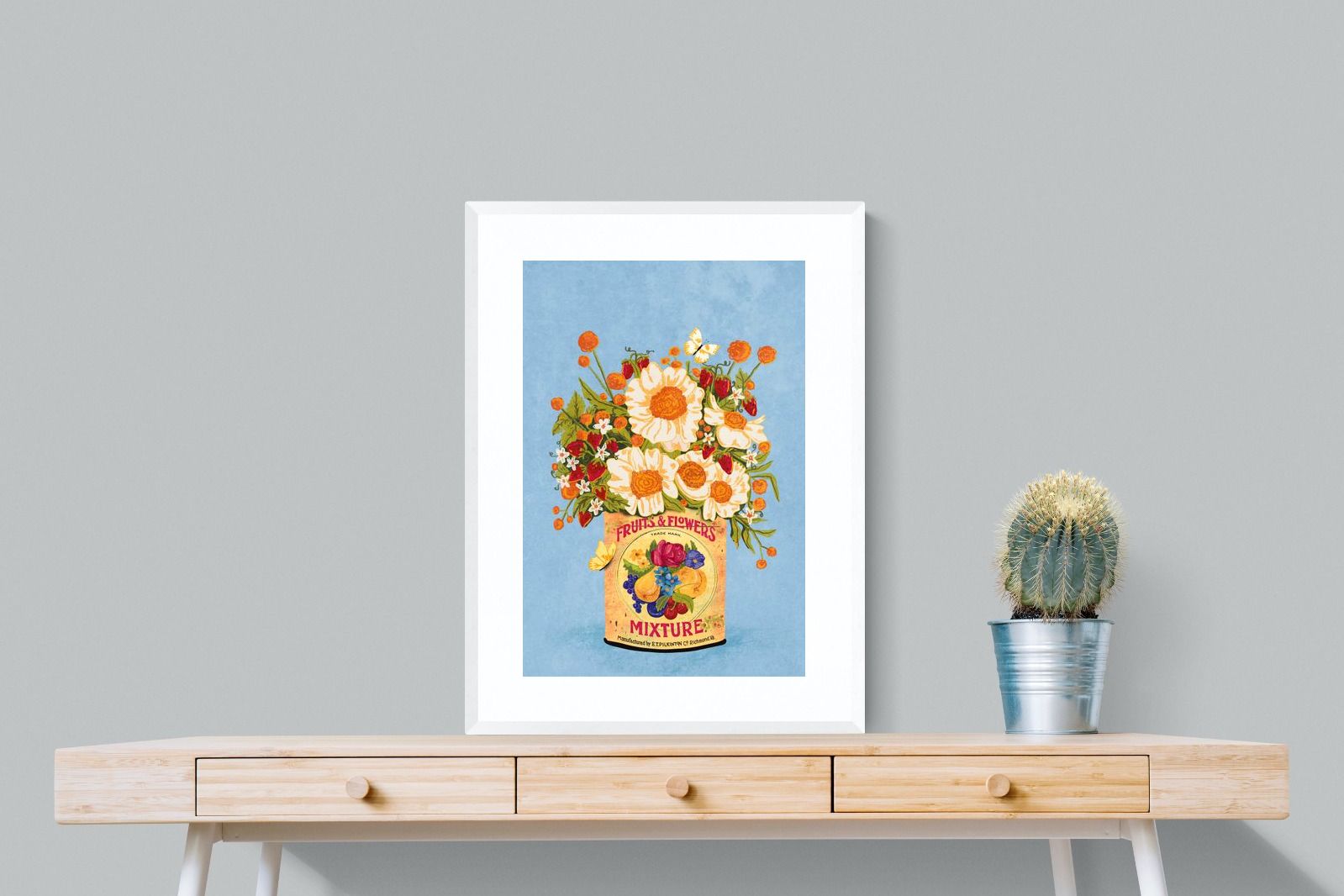 Pixalot Flowers in a Tea Can