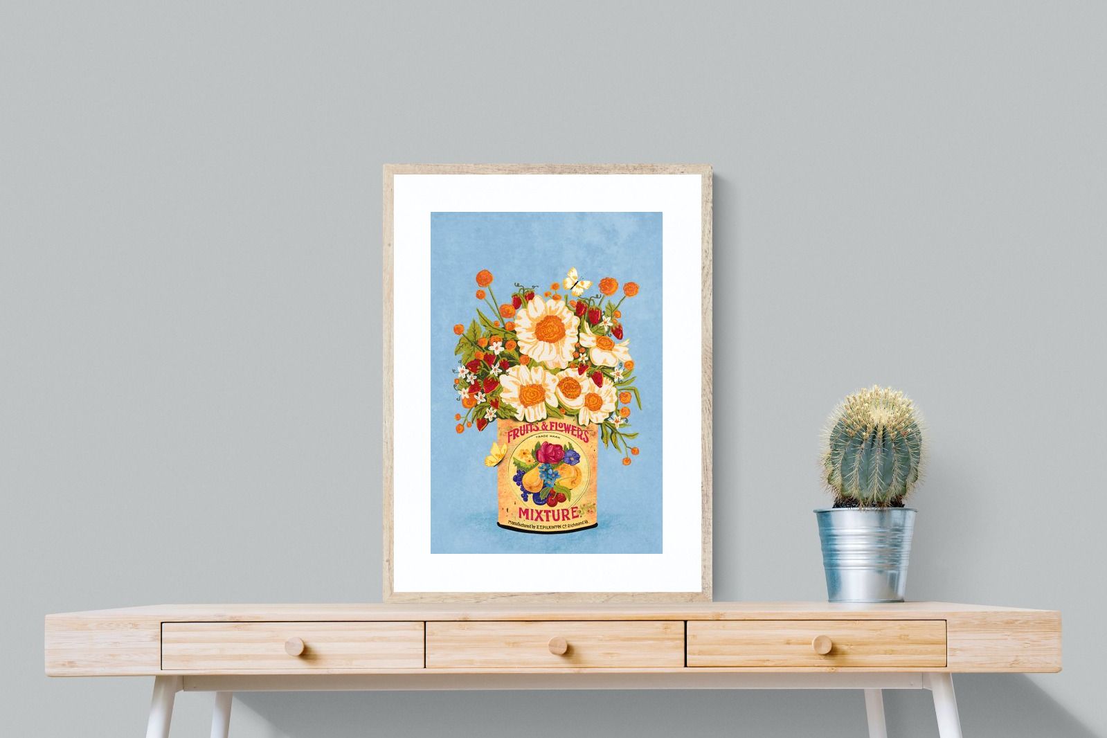 Pixalot Flowers in a Tea Can