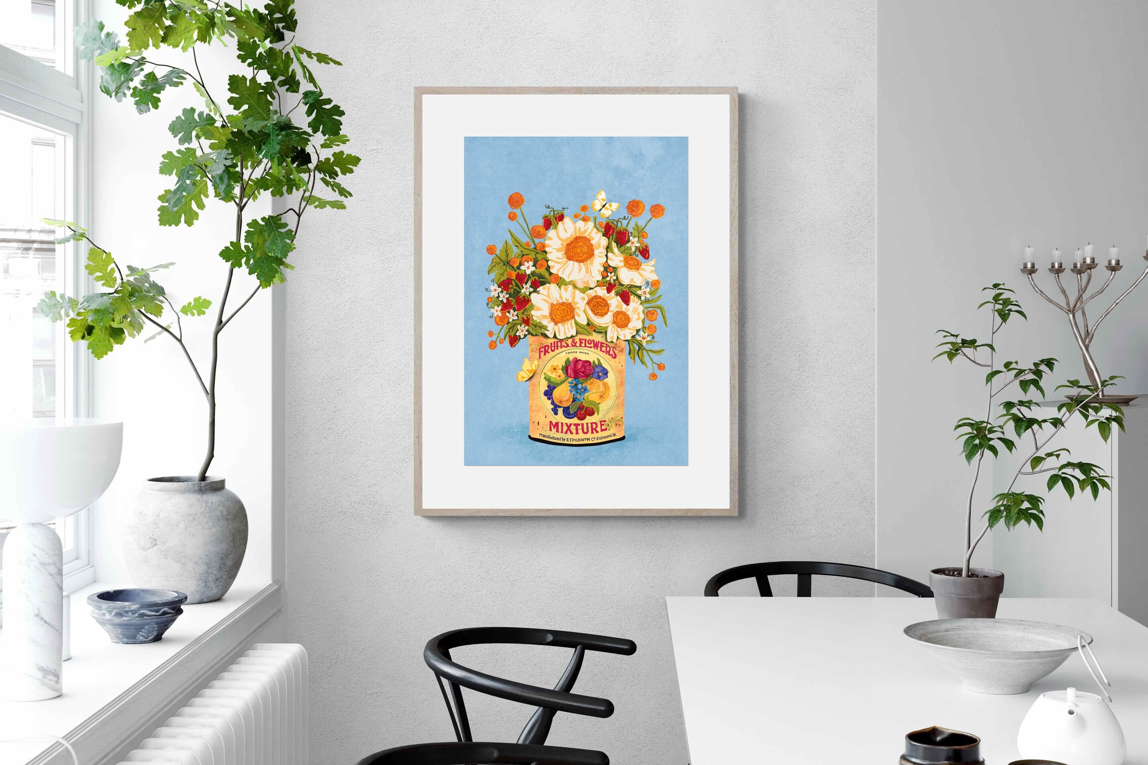 Pixalot Flowers in a Tea Can