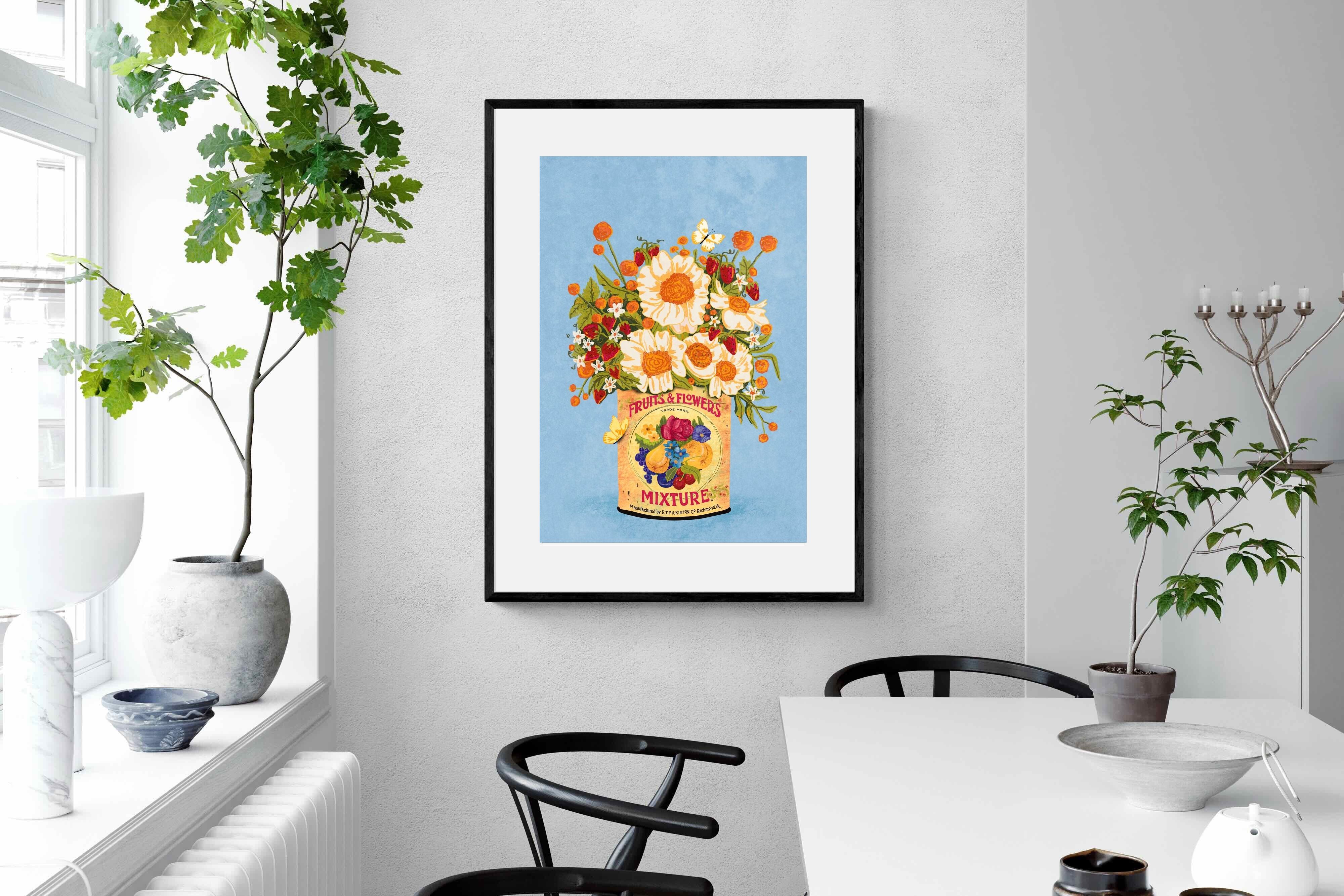 Pixalot Flowers in a Tea Can