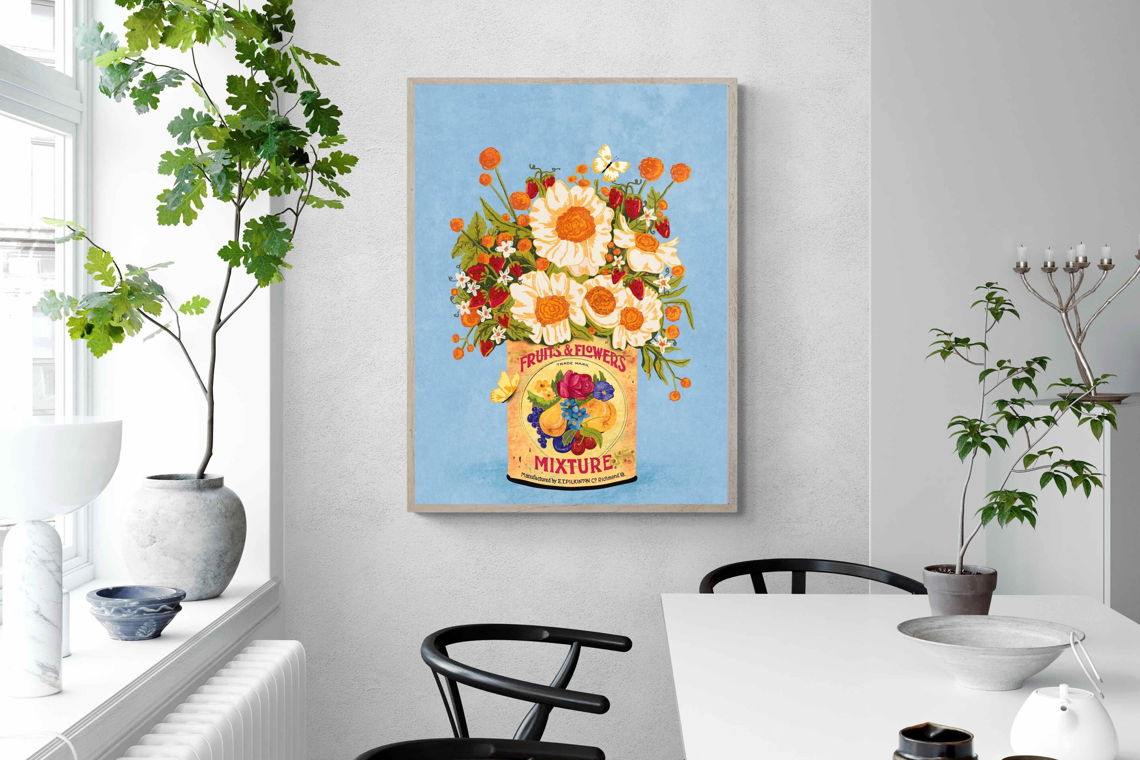 Pixalot Flowers in a Tea Can