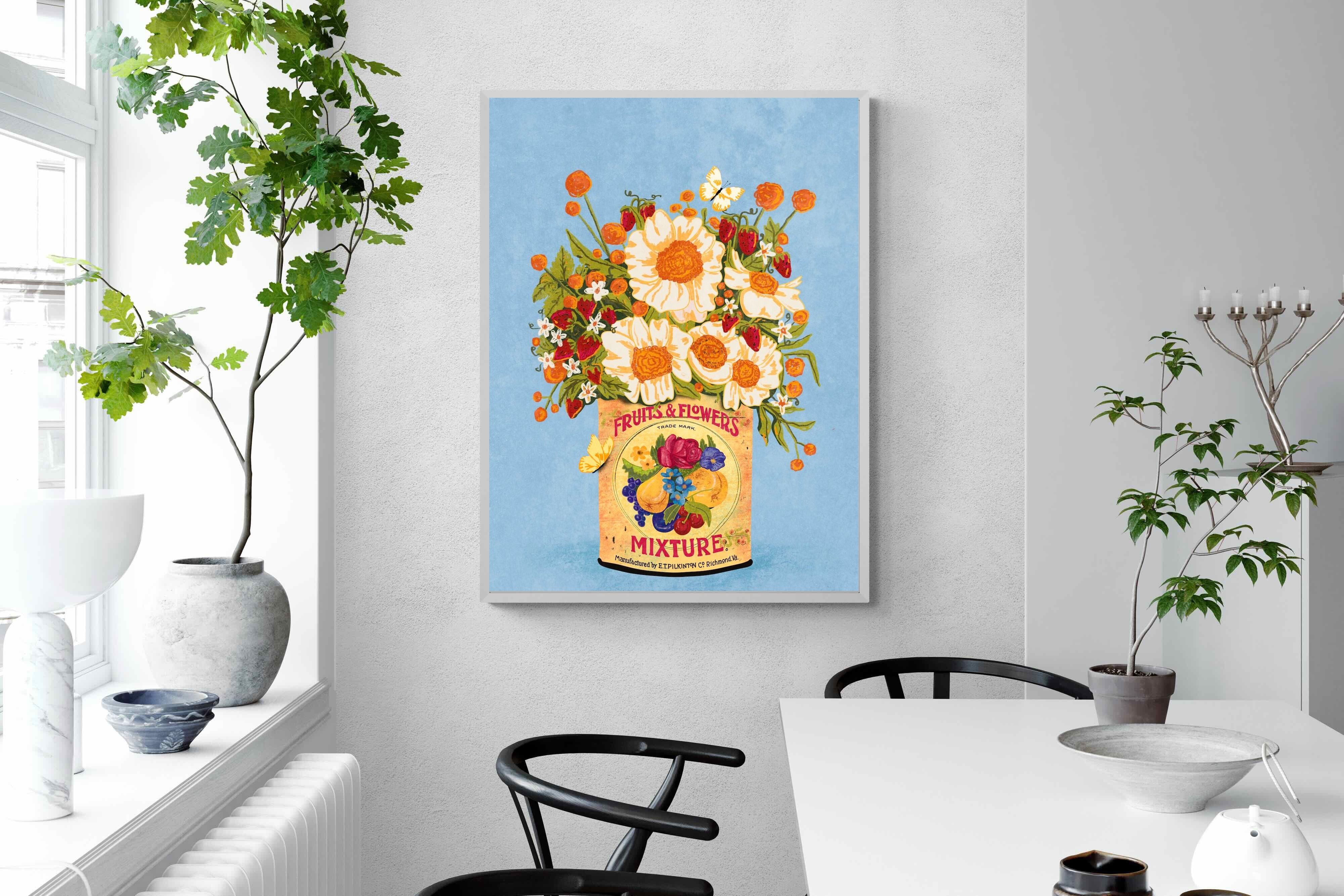 Pixalot Flowers in a Tea Can