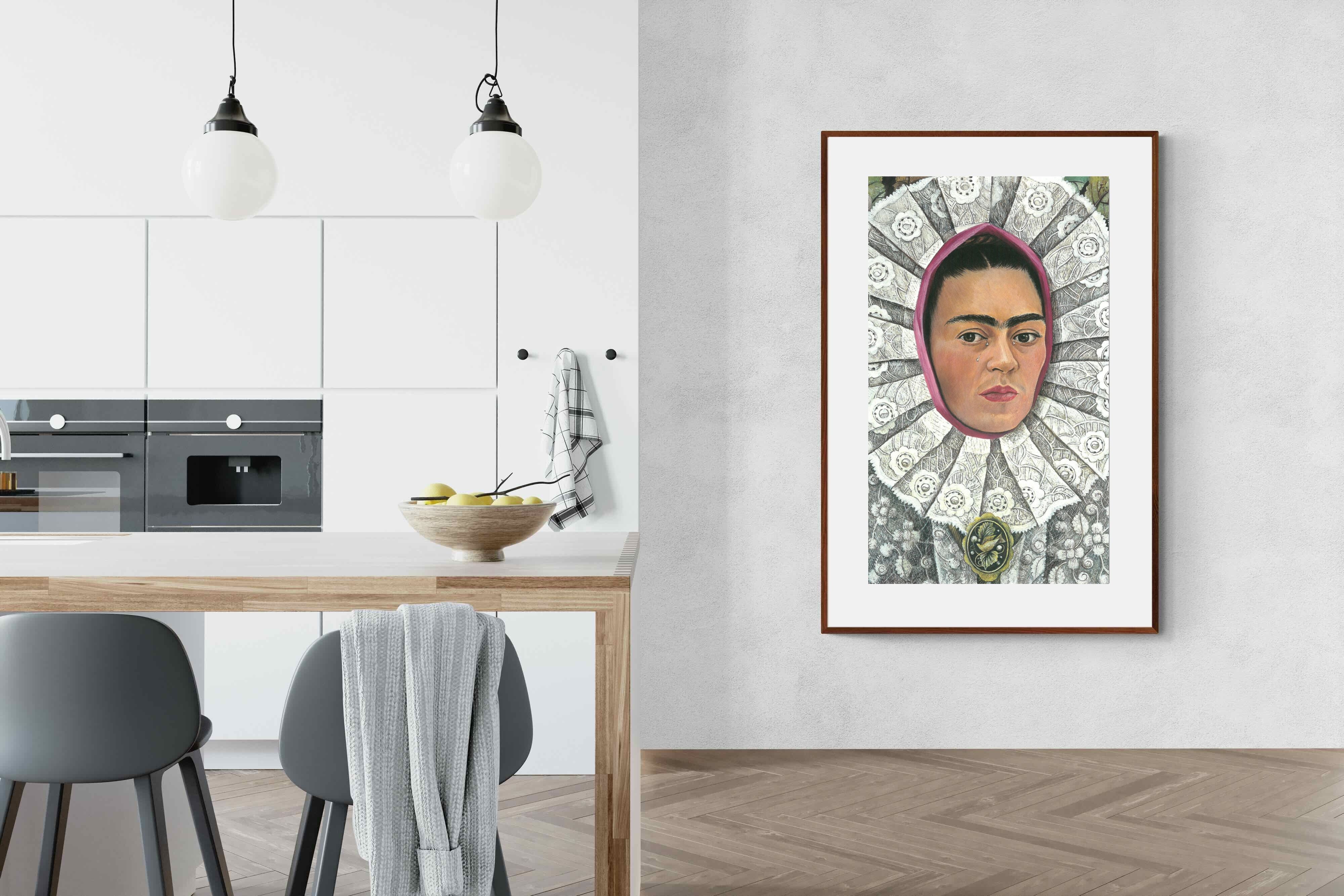 Pixalot Frida Self-Portrait with Medallion