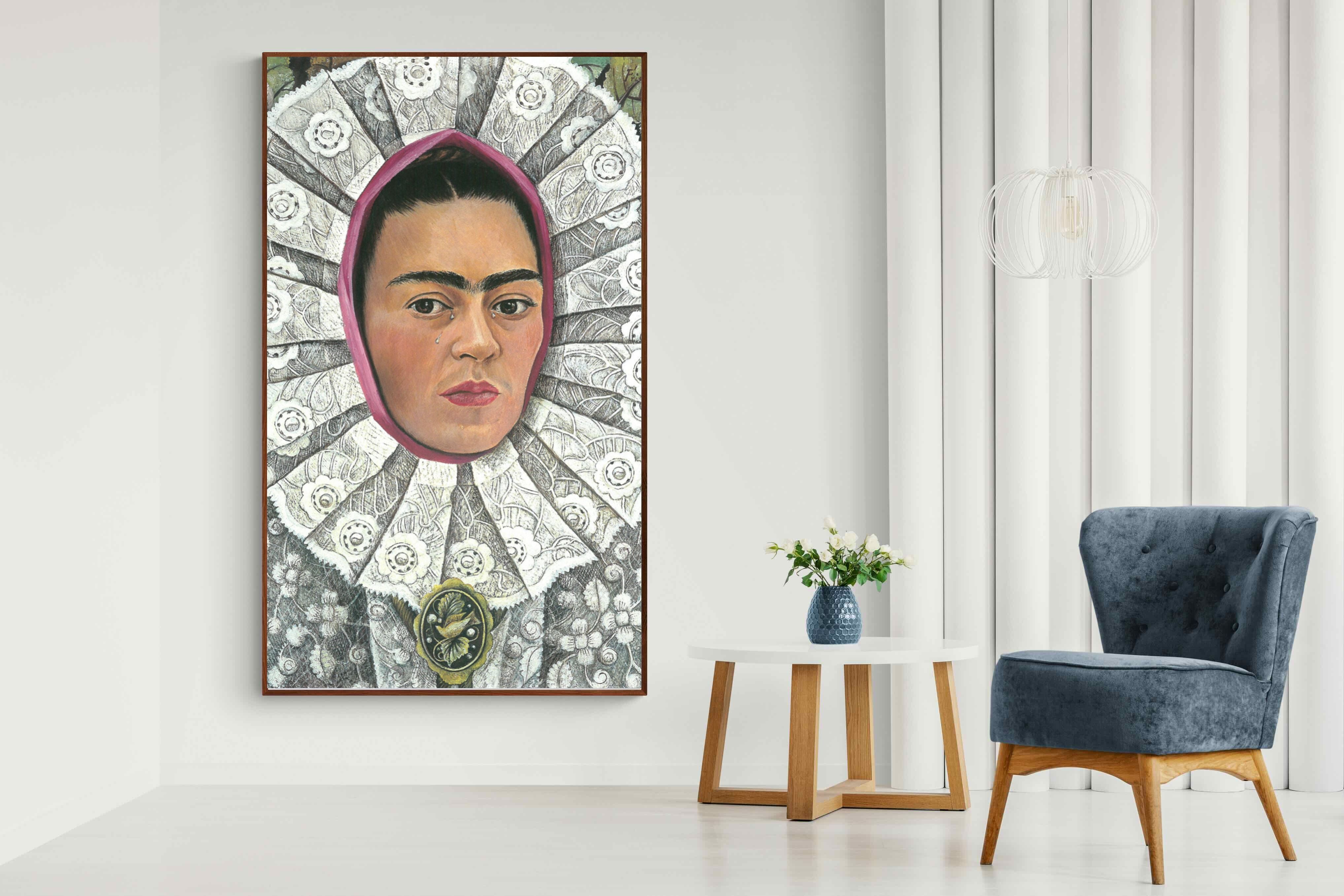 Pixalot Frida Self-Portrait with Medallion