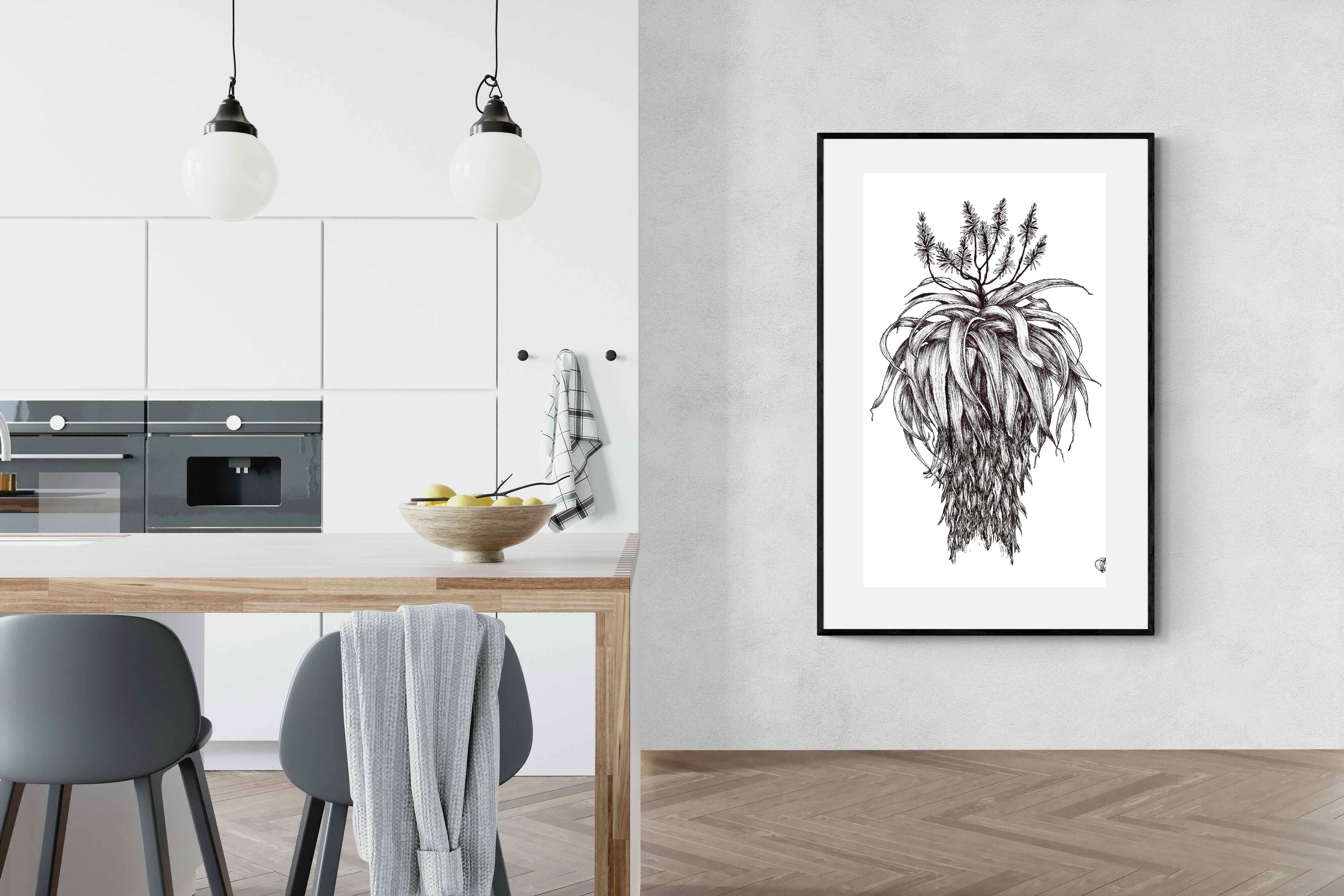 Pixalot Full Flowering Aloe Illustration