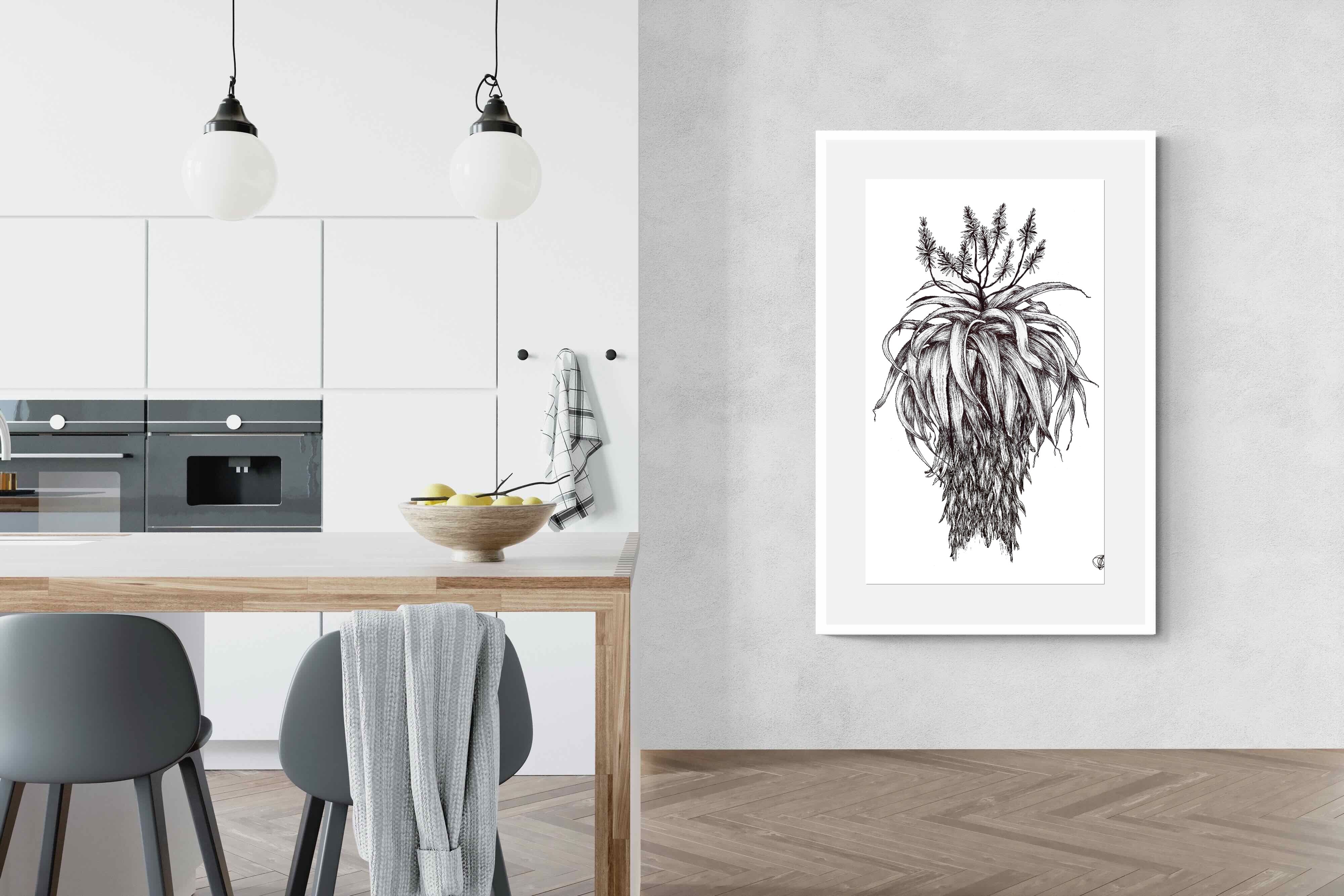 Pixalot Full Flowering Aloe Illustration