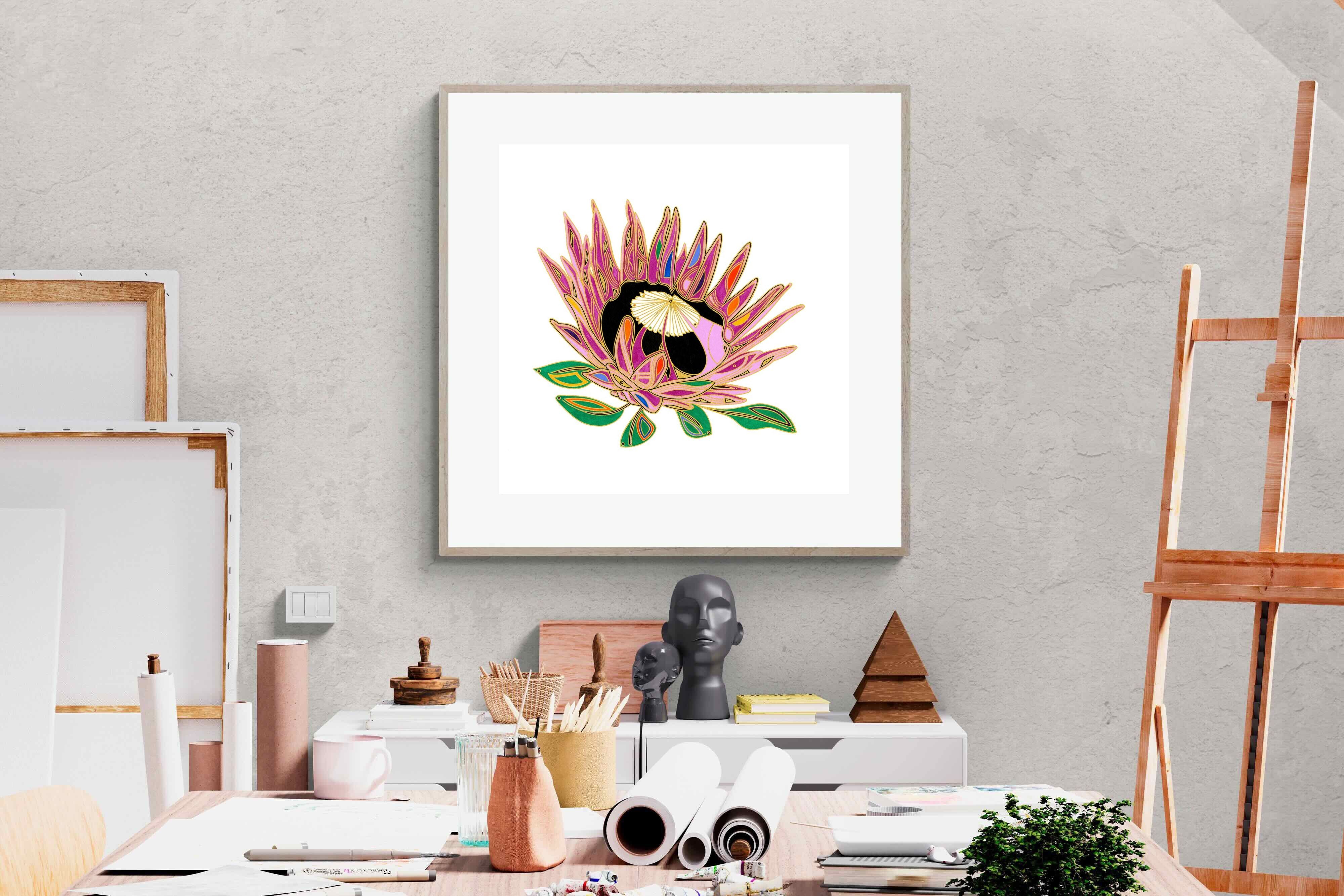 Pixalot Geometric Protea