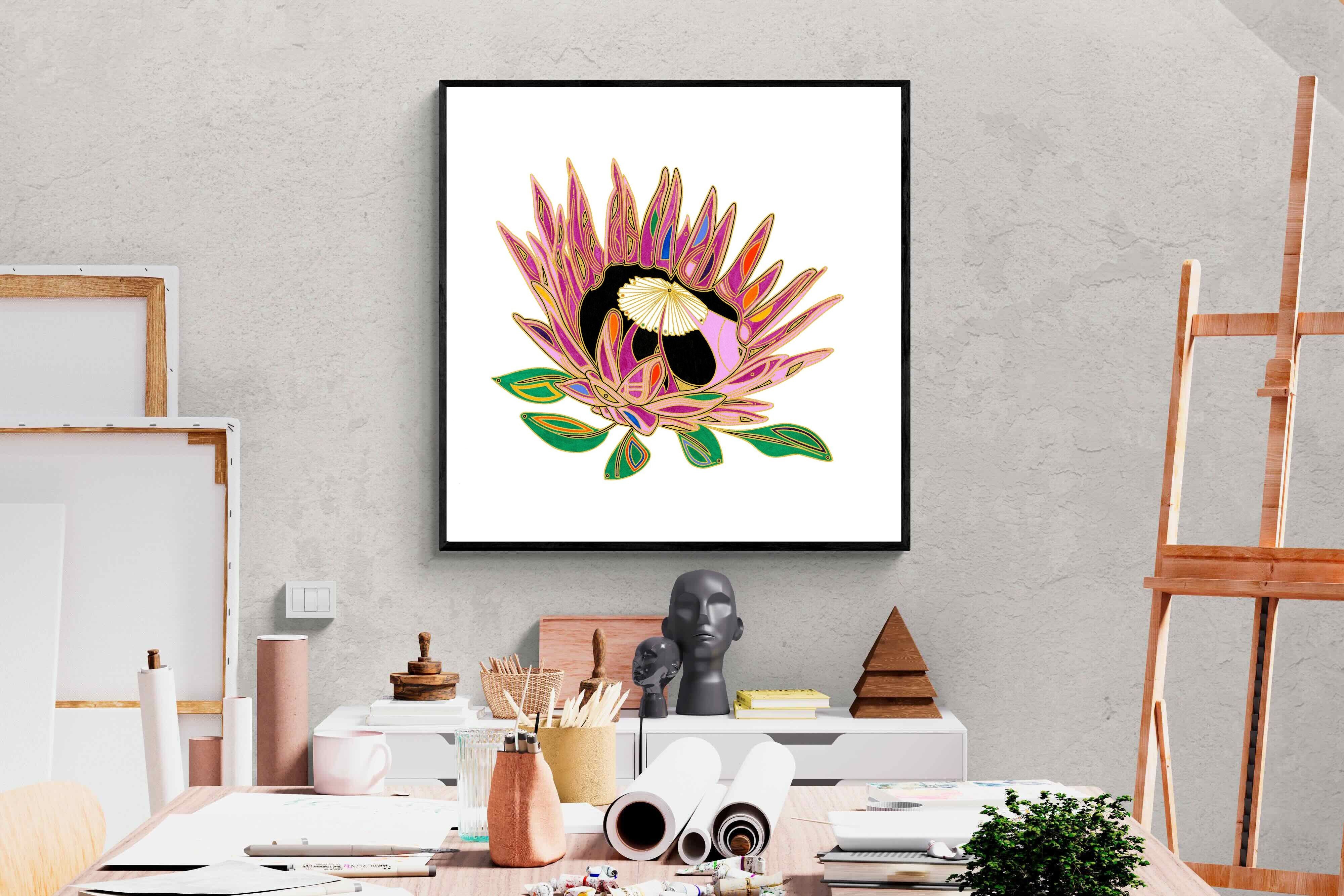 Pixalot Geometric Protea