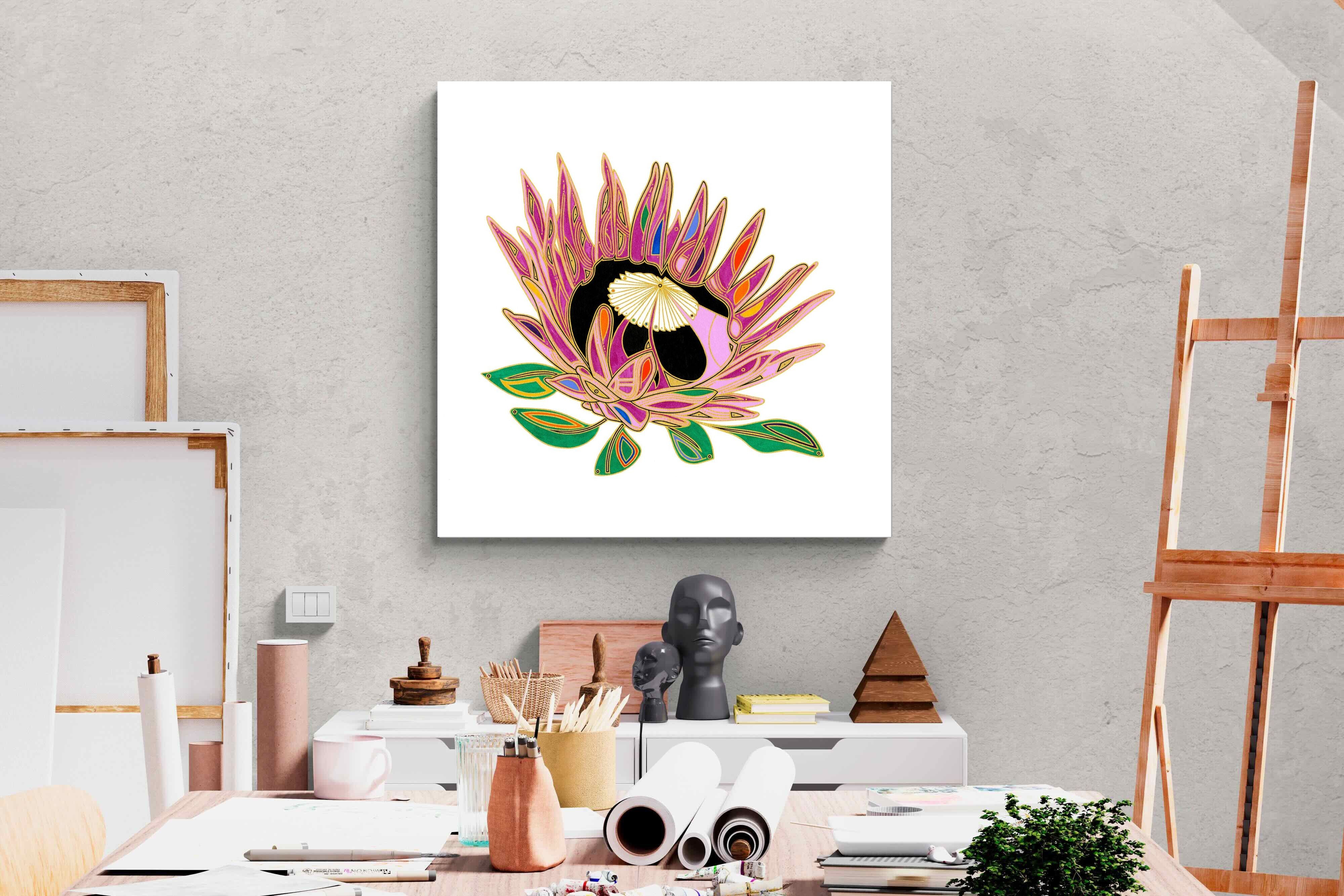 Pixalot Geometric Protea