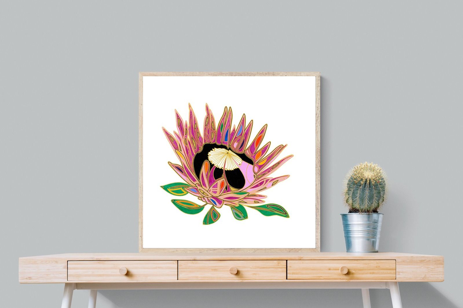 Pixalot Geometric Protea