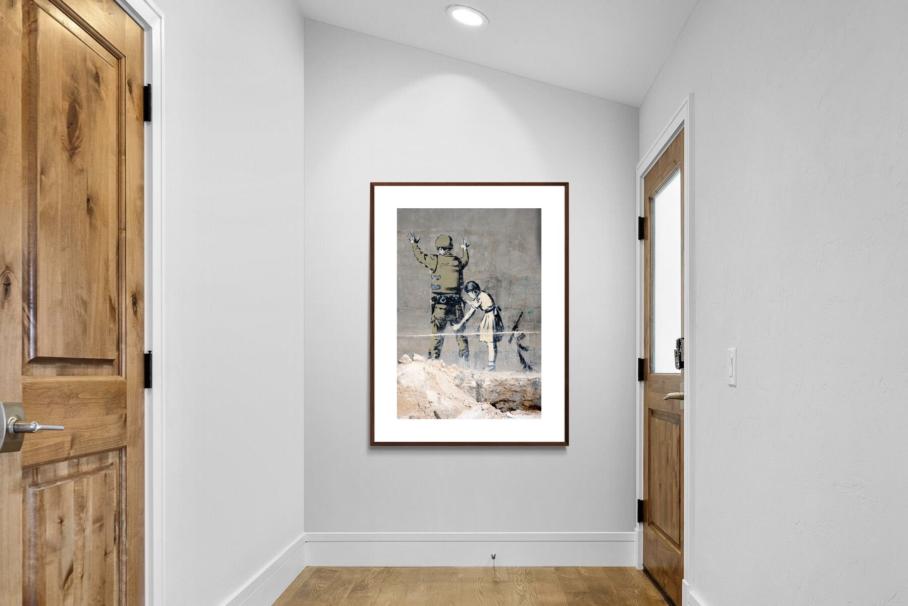 Pixalot Girl Frisking Soldier