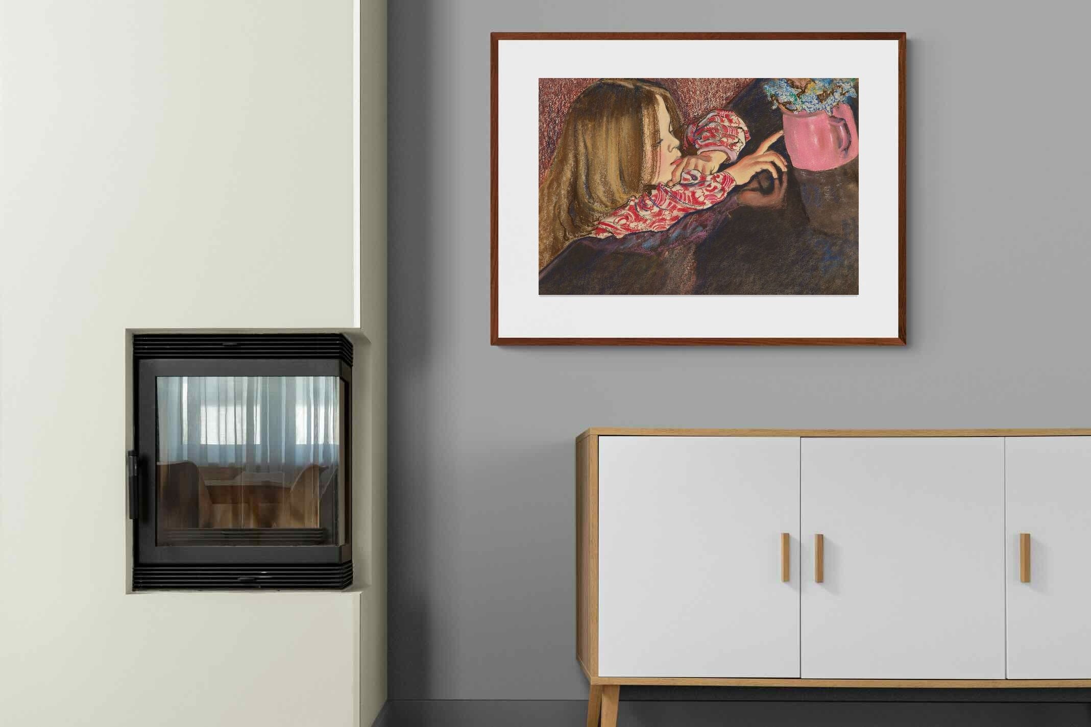 Pixalot ® Girl with a Vase of Flowers