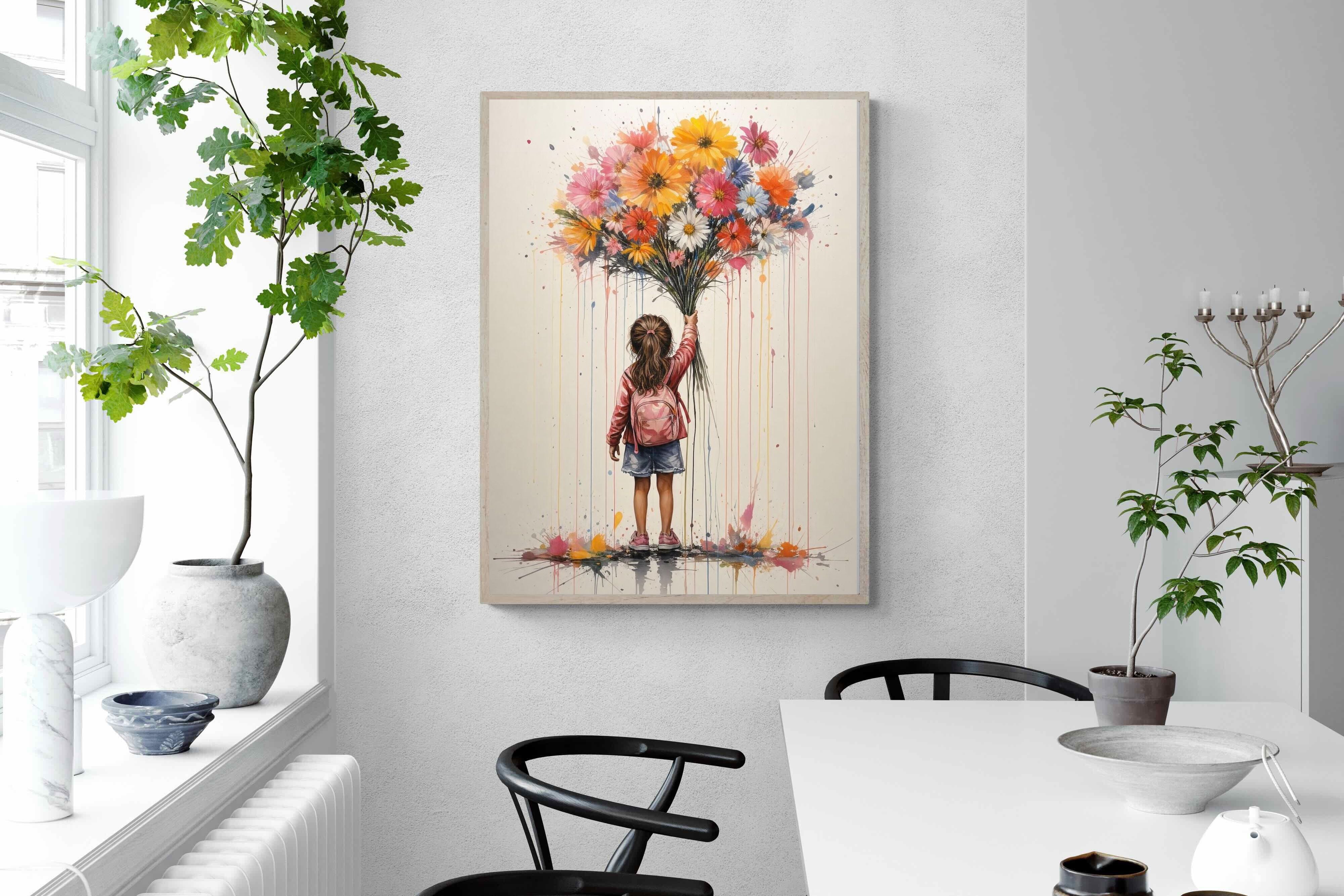 Pixalot ® Girl With Flowers